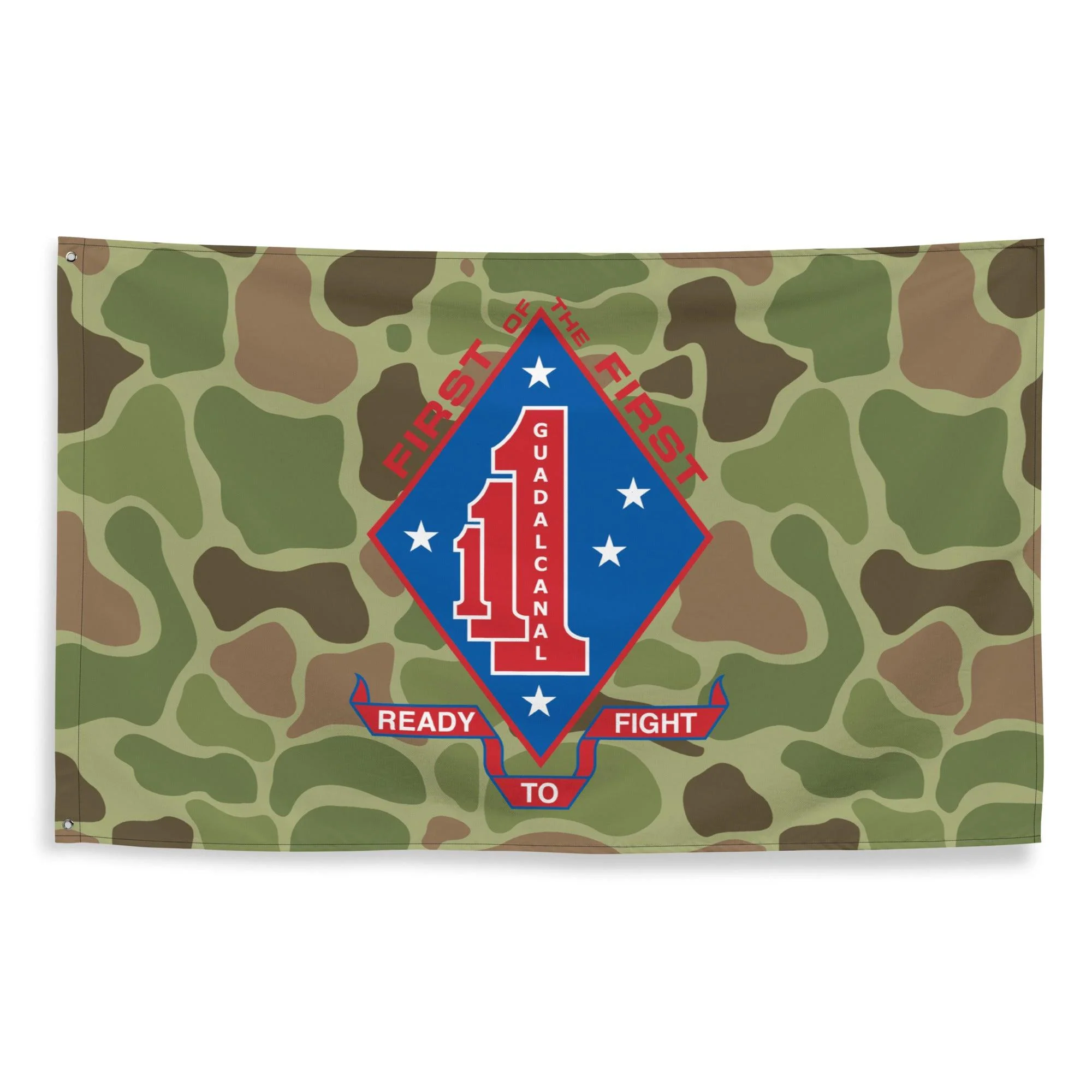 1st Battalion 1st Marines (1/1 Marines) Frogskin Camo Flag - Image 4