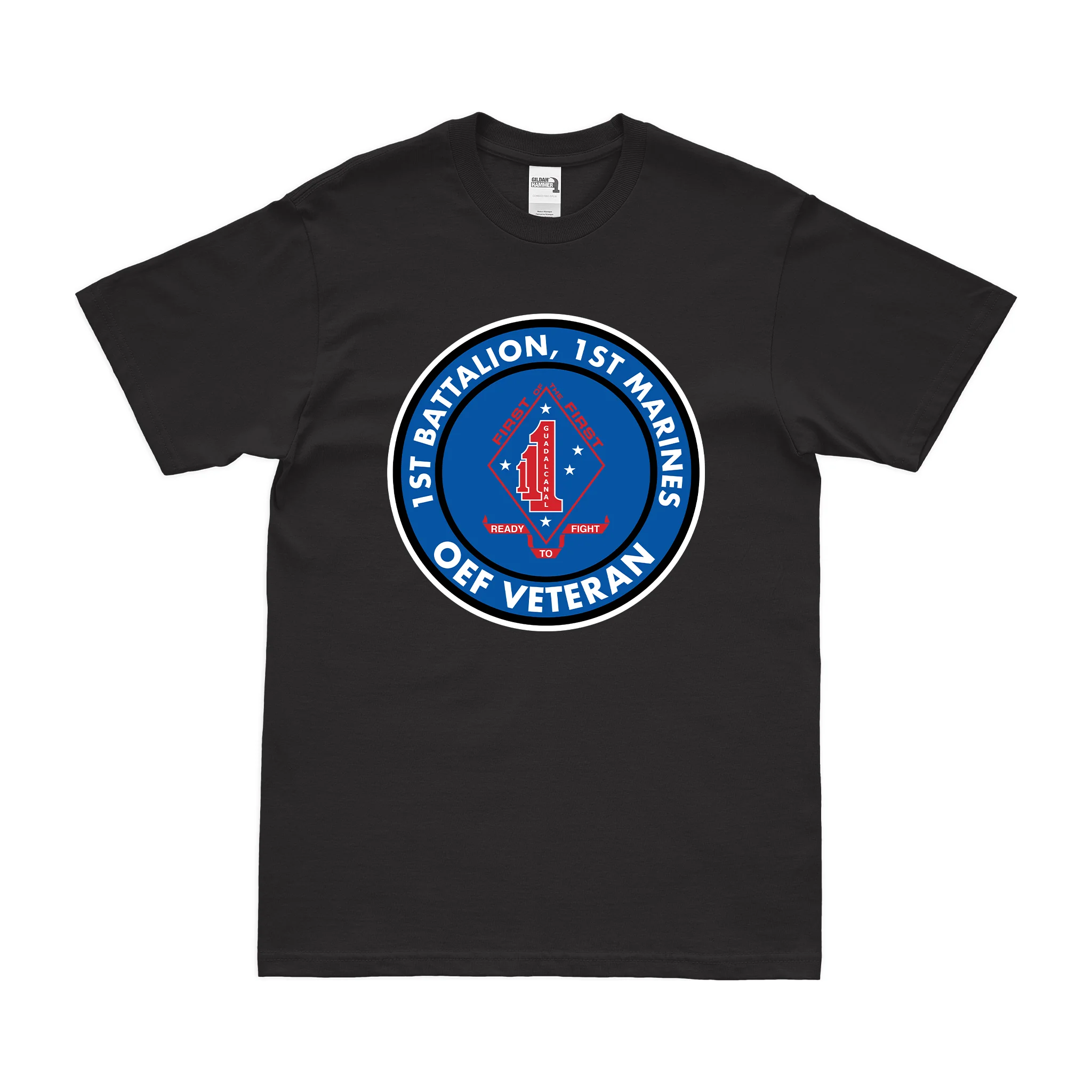 1/1 Marines OEF Veteran Emblem T-Shirt