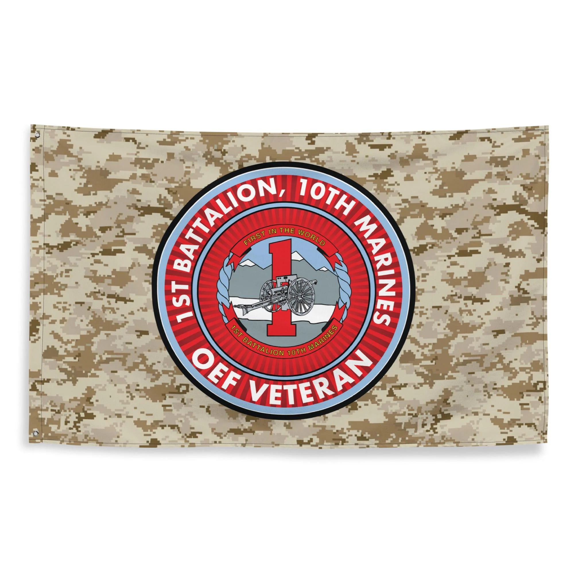 1/10 Marines Operation Enduring Freedom Veteran MARPAT Flag - Image 4