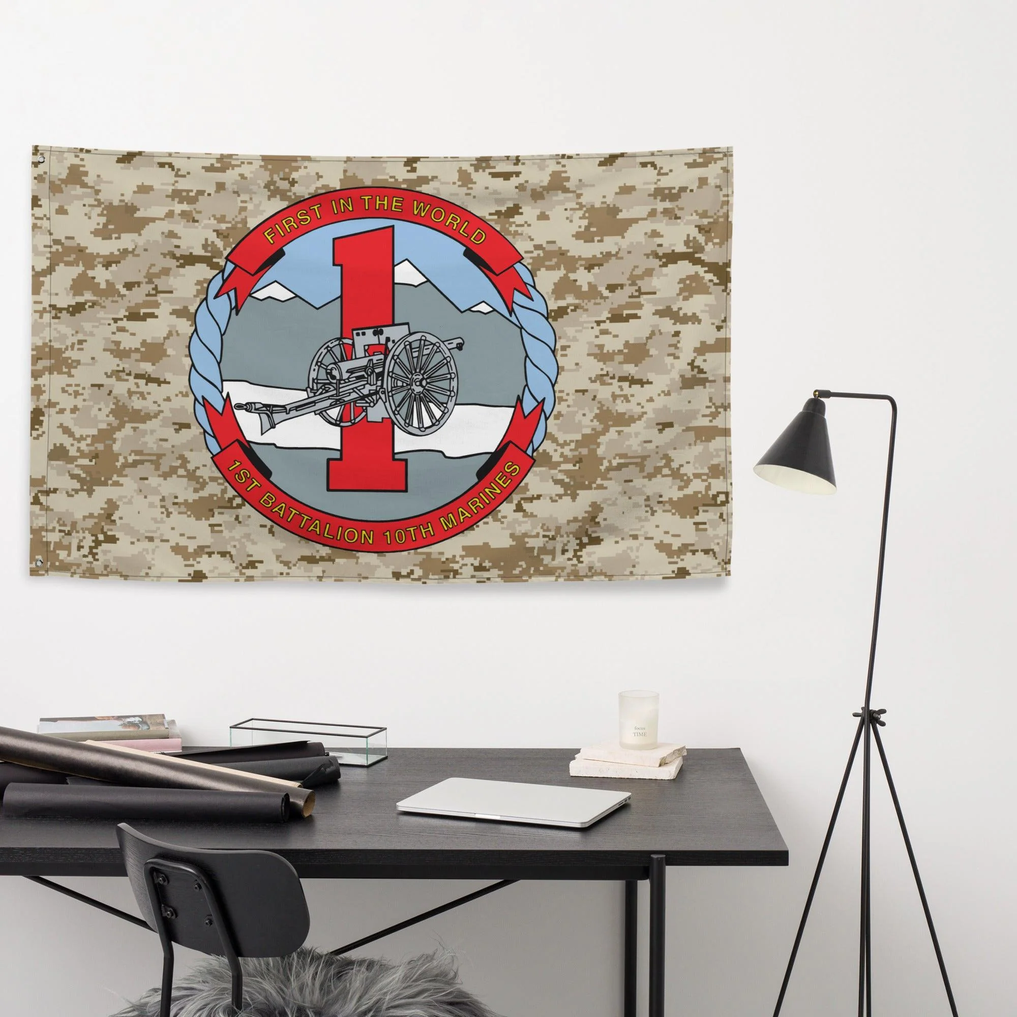 1/10 Marines Unit Emblem MARPAT Camo Flag - Image 3