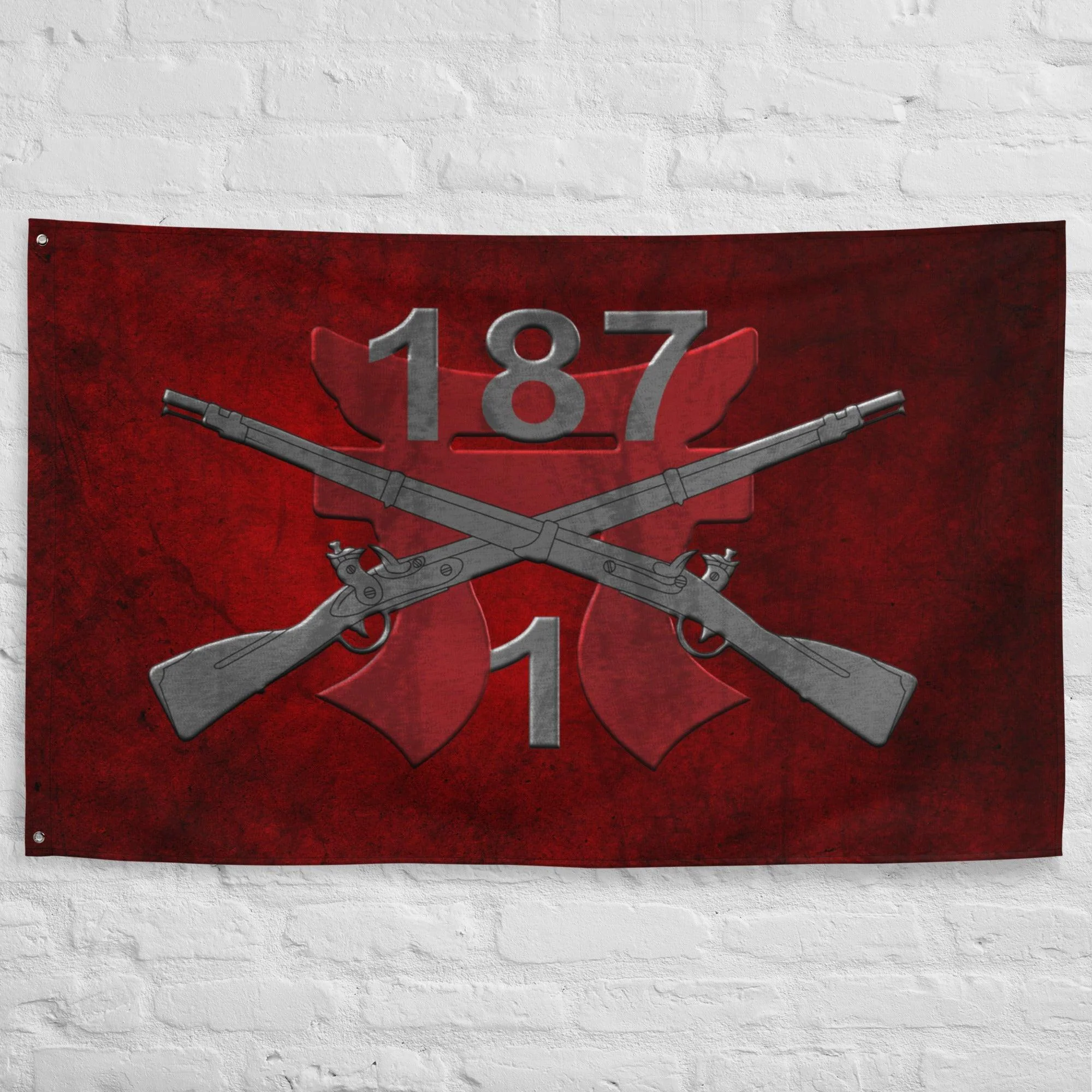 1-187 Infantry Regiment "Leader Rakkasan" Torii Flag - Image 3
