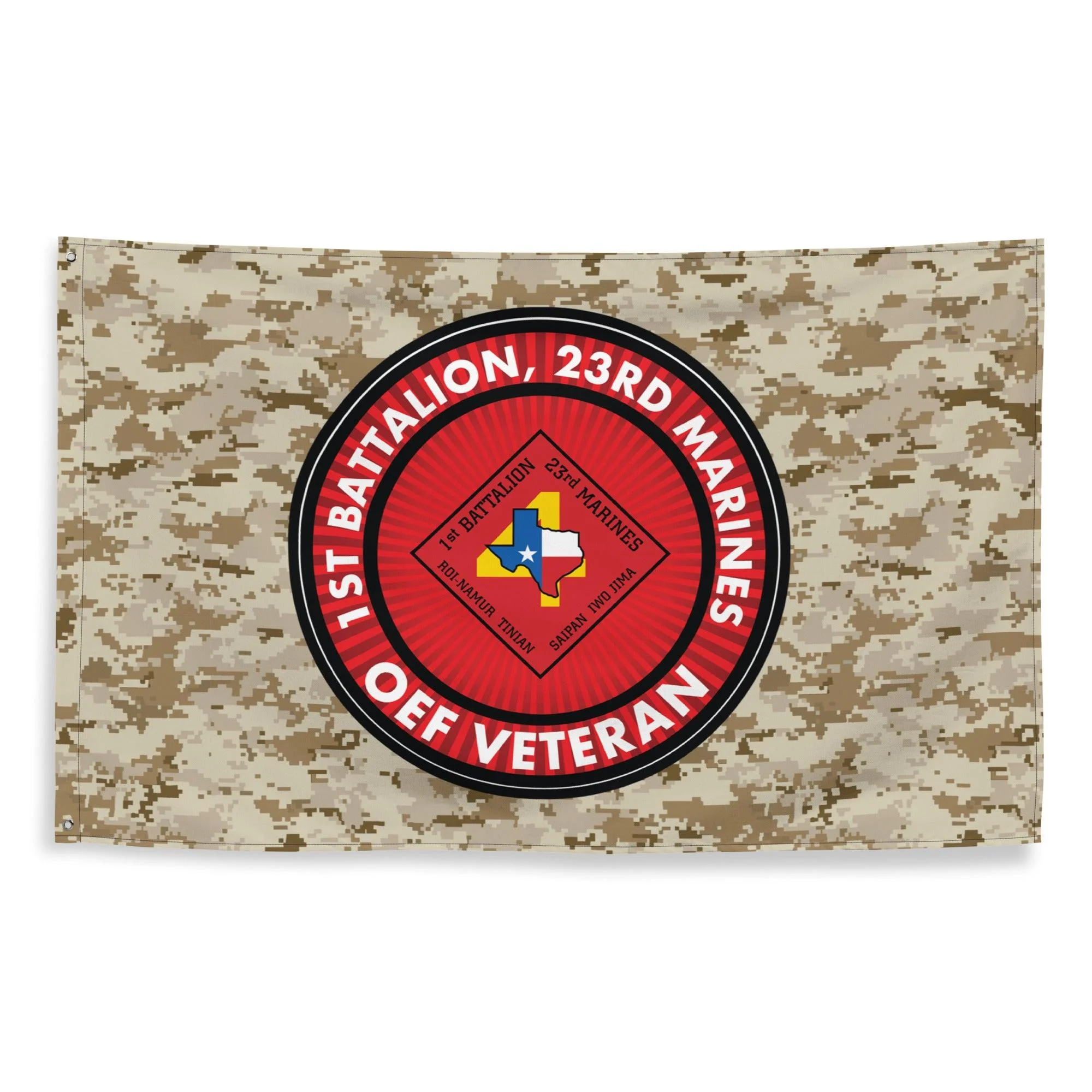 1/23 Marines Operation Enduring Freedom Veteran MARPAT Flag - Image 4