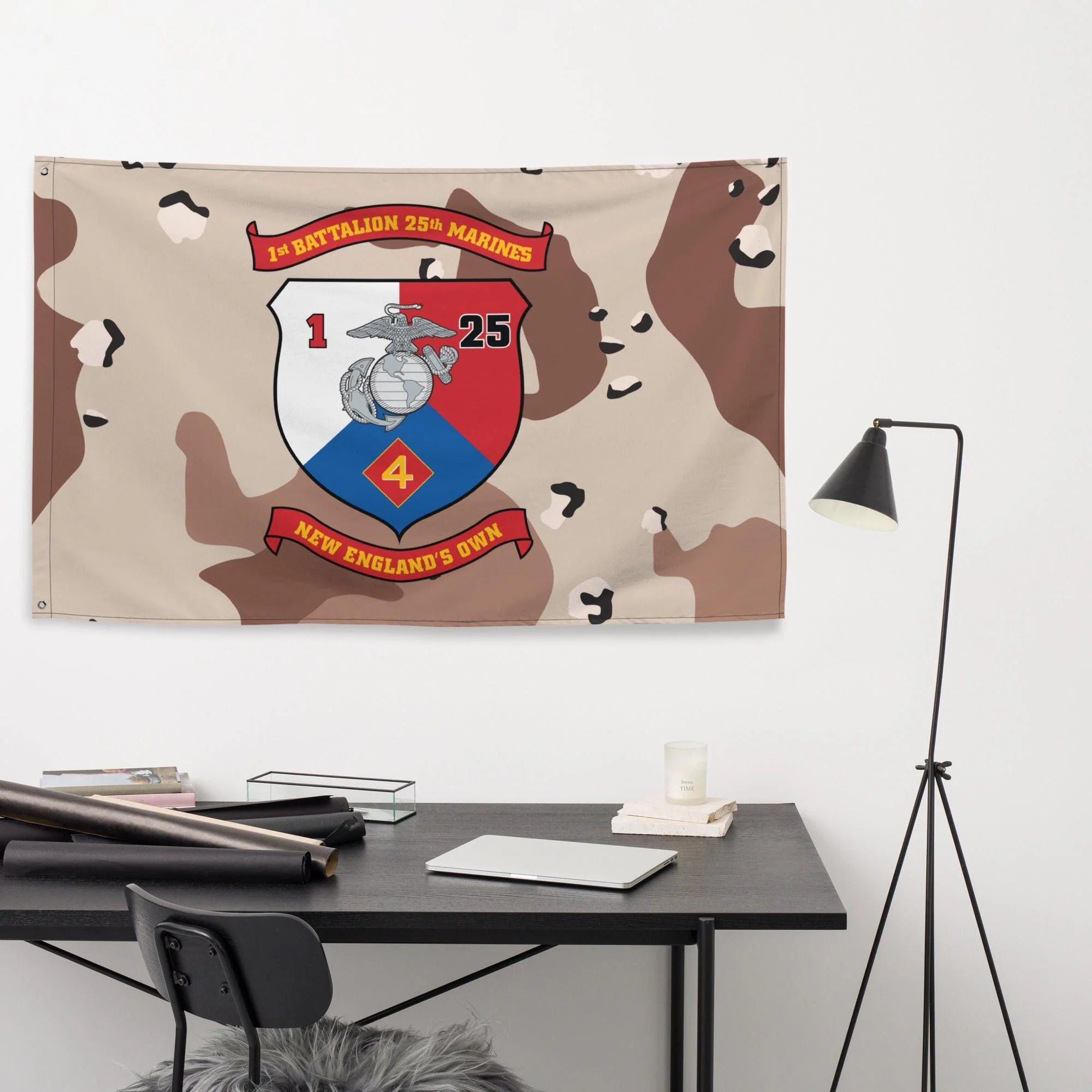1/25 Marines Chocolate-Chip Camouflage Flag - Image 2