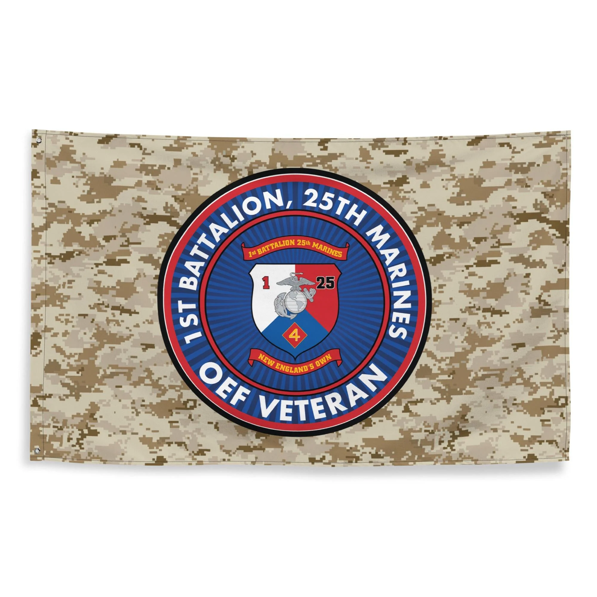 1/25 Marines Operation Enduring Freedom Veteran MARPAT Flag - Image 4