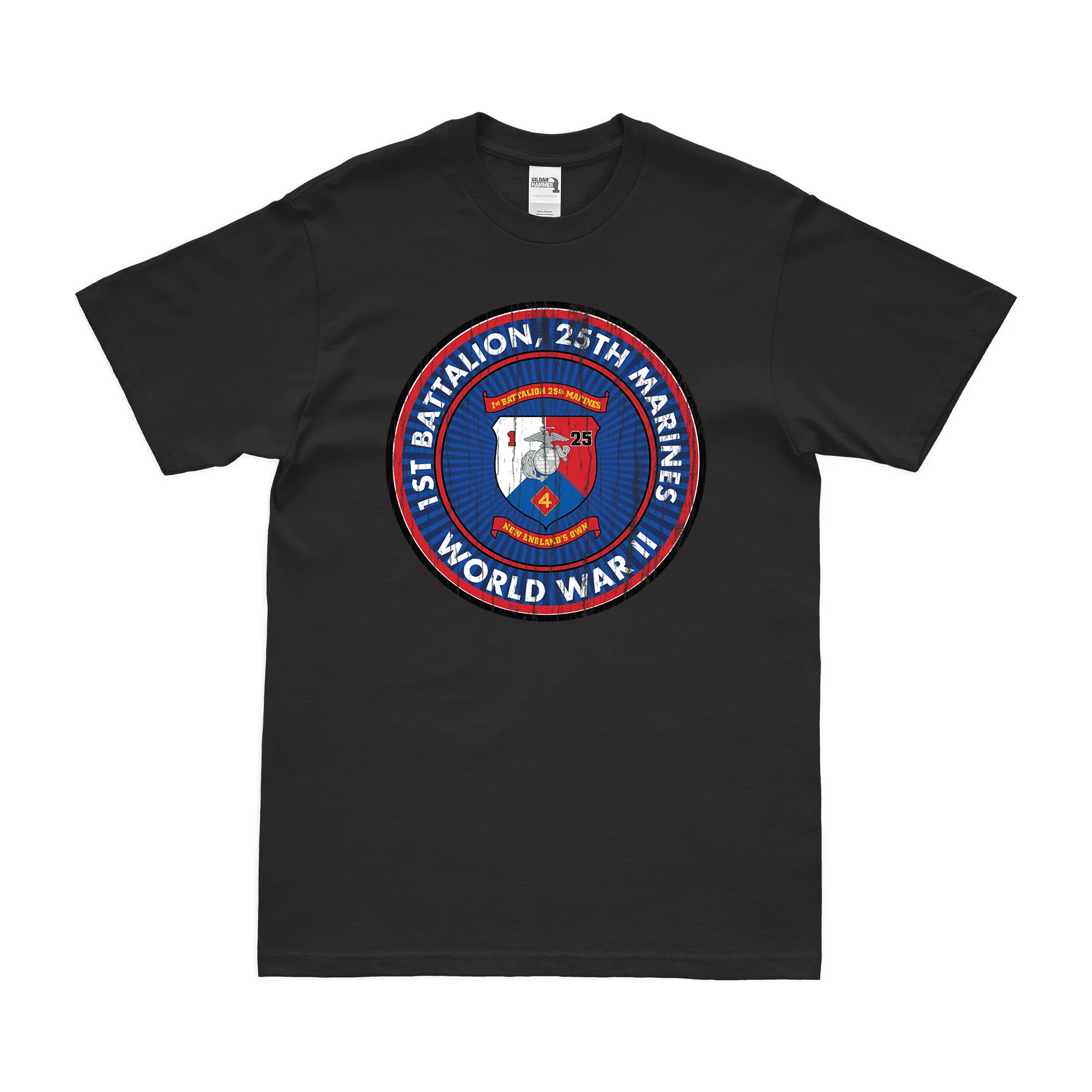 1st Bn 25th Marines (1/25 Marines) World War II T-Shirt - Image 3