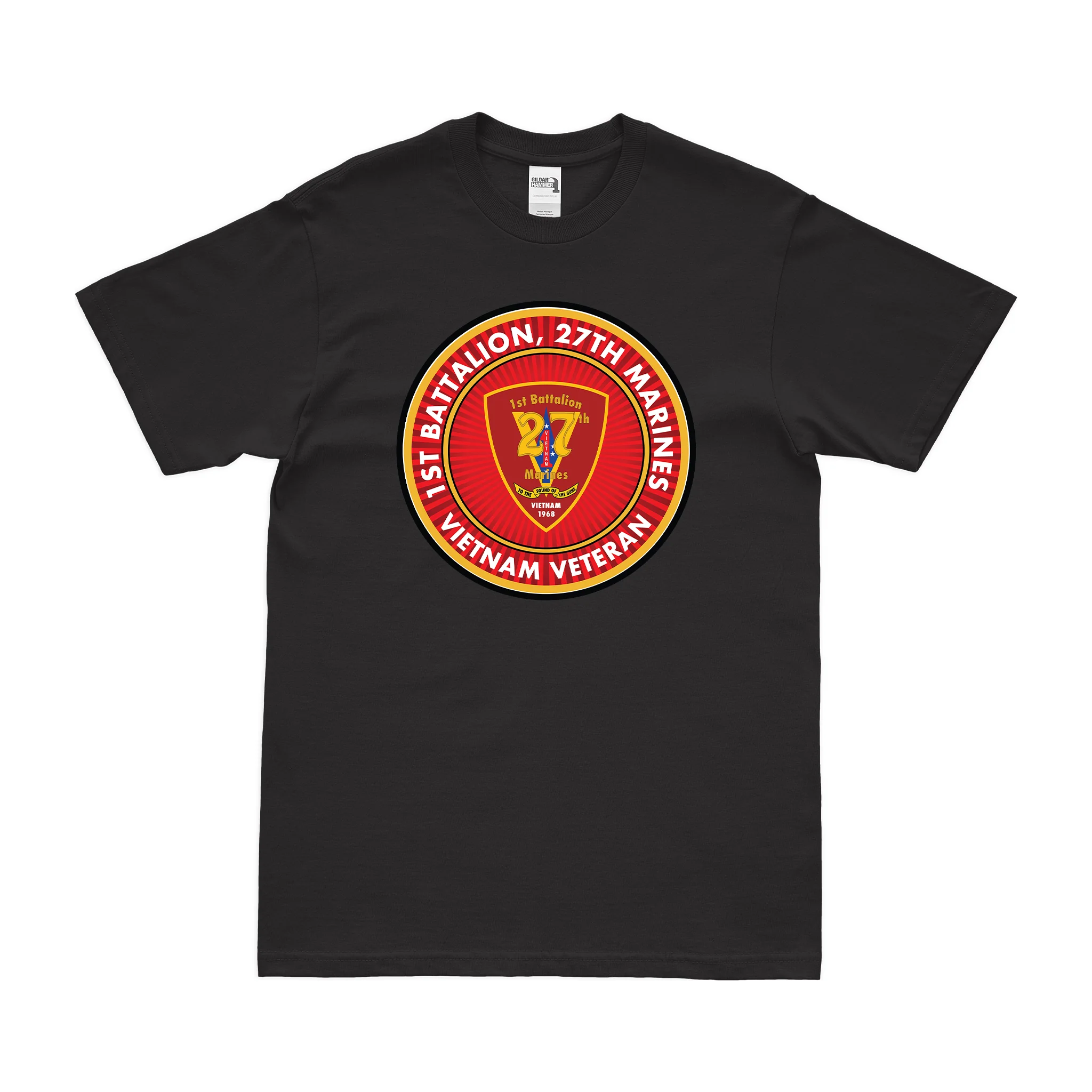 1st Bn 27th Marines (1/27 Marines) Vietnam Veteran T-Shirt