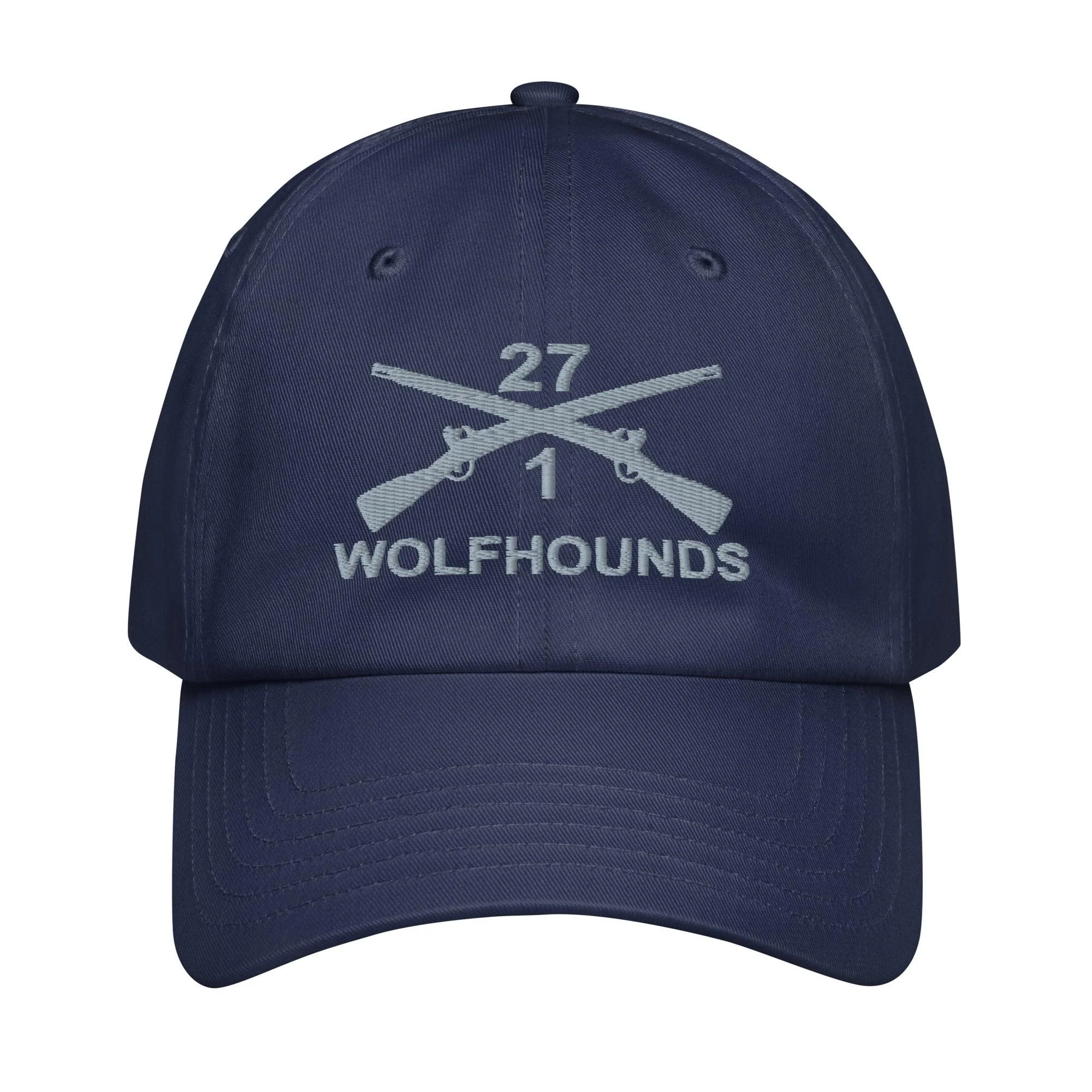 1-27th Infantry "Wolfhounds" Embroidered Under Armour® Dad Hat - Image 3