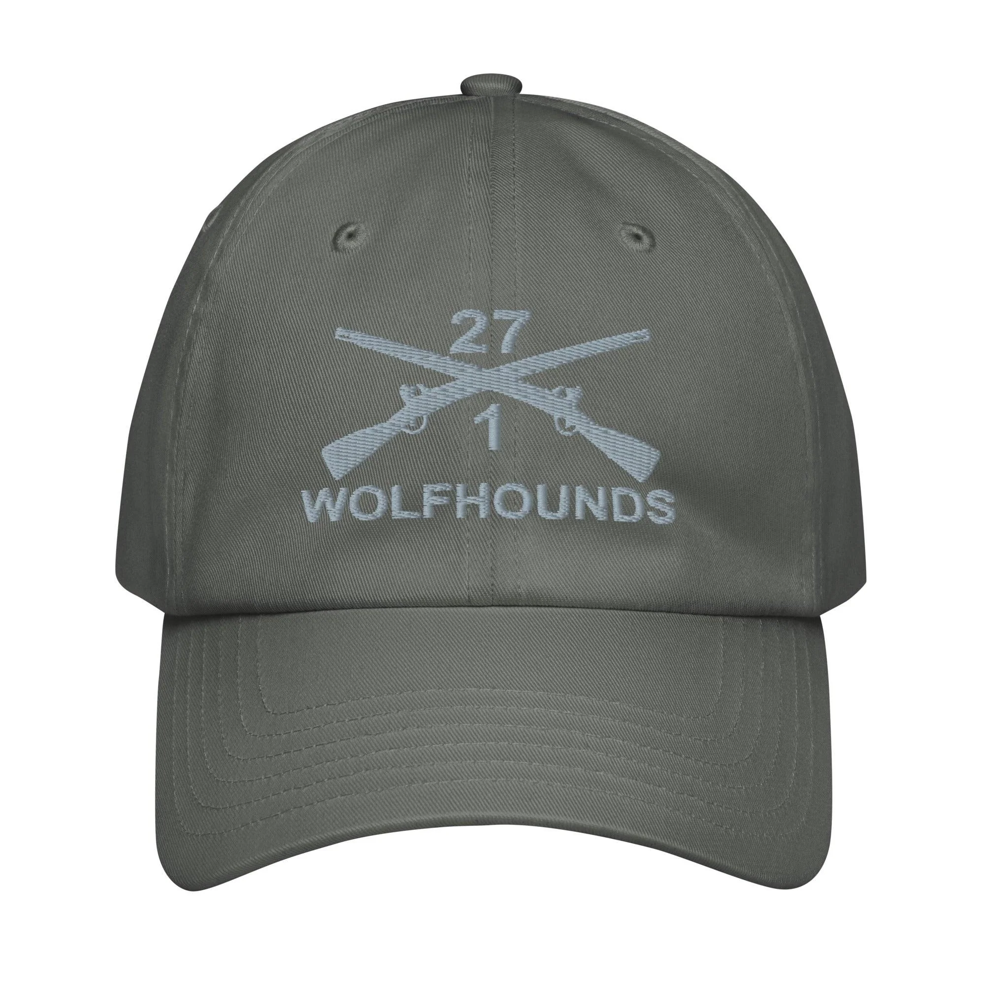 1-27th Infantry "Wolfhounds" Embroidered Under Armour® Dad Hat - Image 7