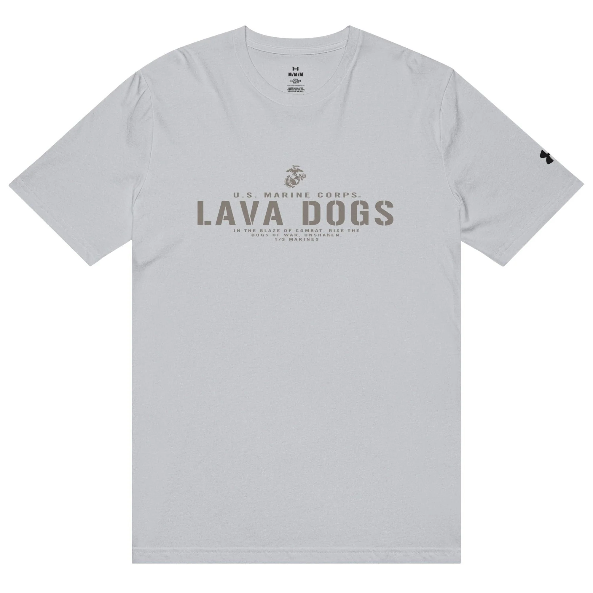 1/3 Marines 'Lava Dogs' Under Armour® Athletic T-Shirt - Image 5