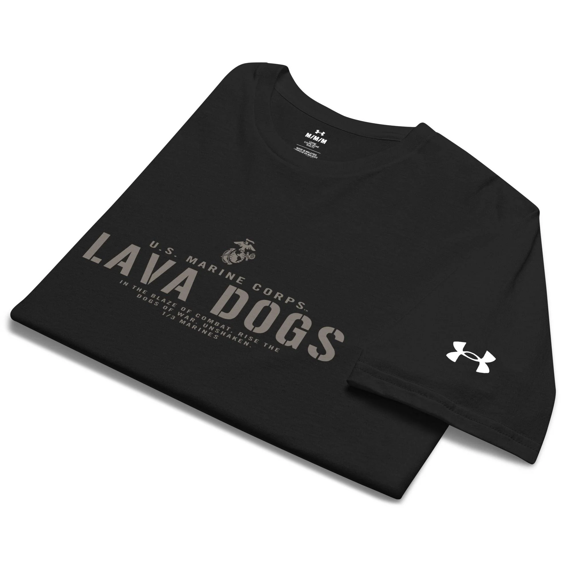1/3 Marines 'Lava Dogs' Under Armour® Athletic T-Shirt - Image 7