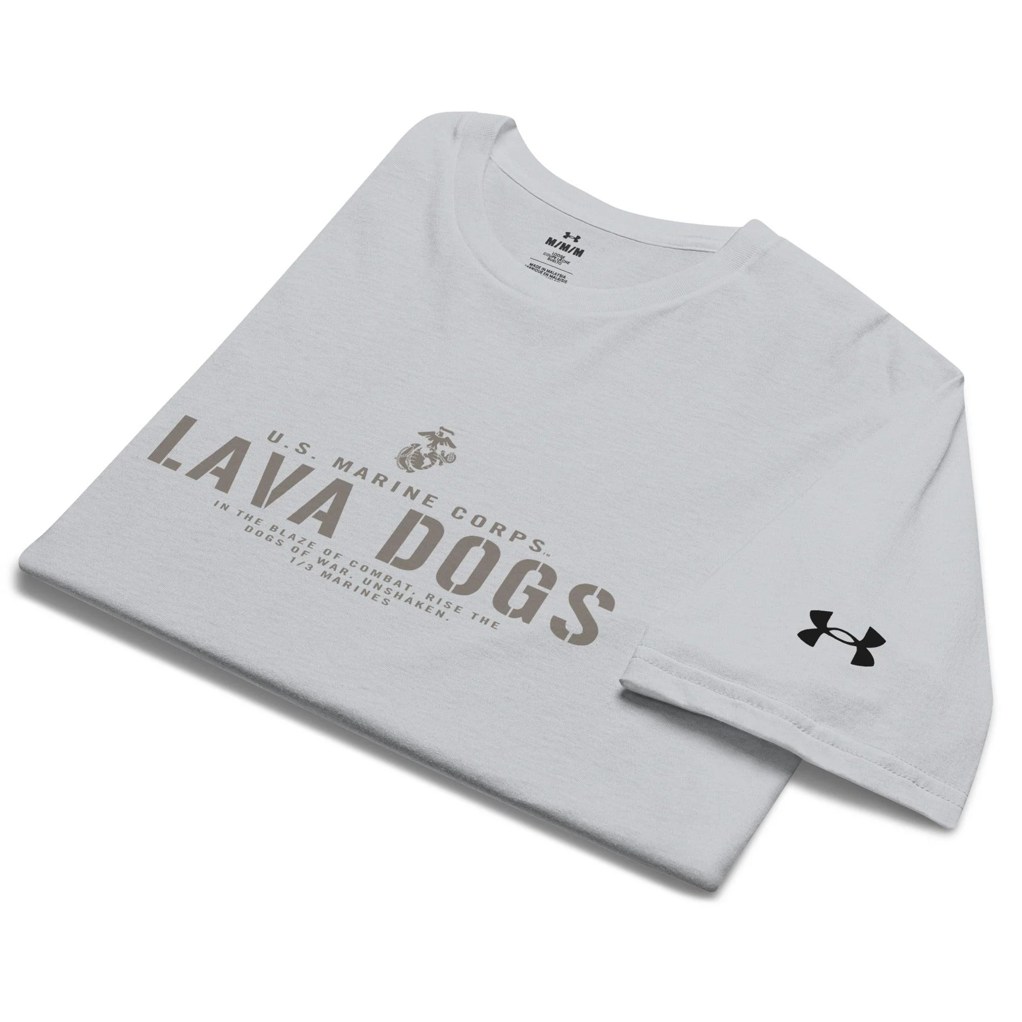 1/3 Marines 'Lava Dogs' Under Armour® Athletic T-Shirt - Image 9
