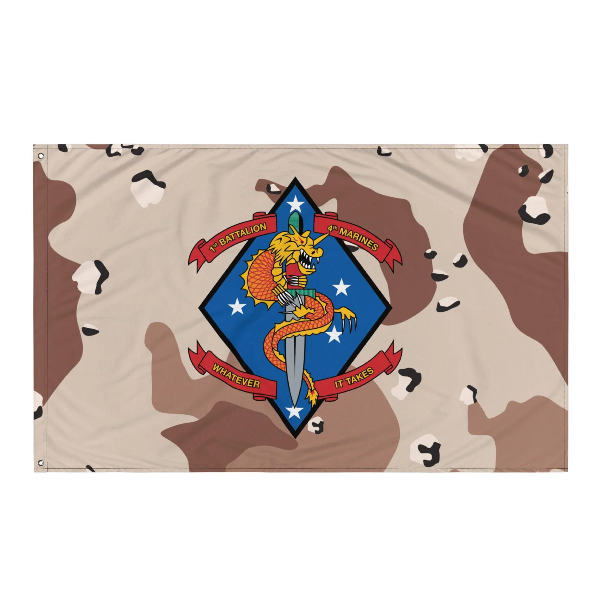 1/4 Marines Chocolate-Chip Camouflage Flag - Image 4