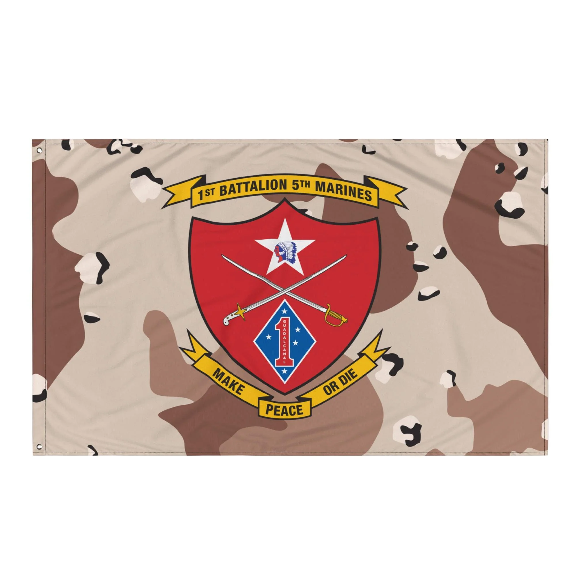 1/5 Marines Chocolate-Chip Camouflage Flag - Image 4