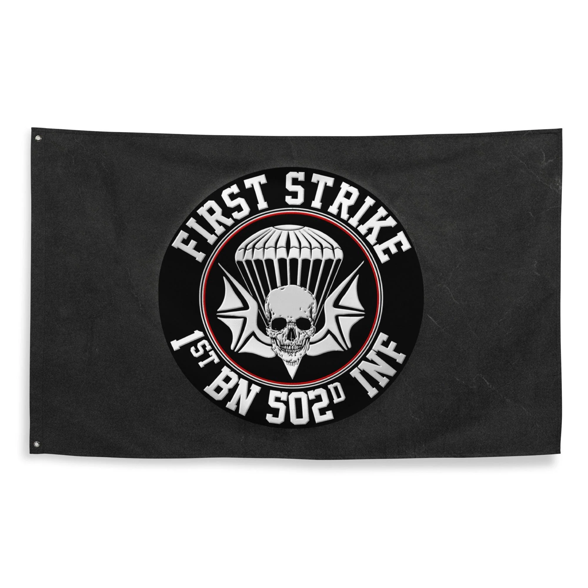 1-502 Airborne Infantry Regiment 'First Strike' Flag - Image 4