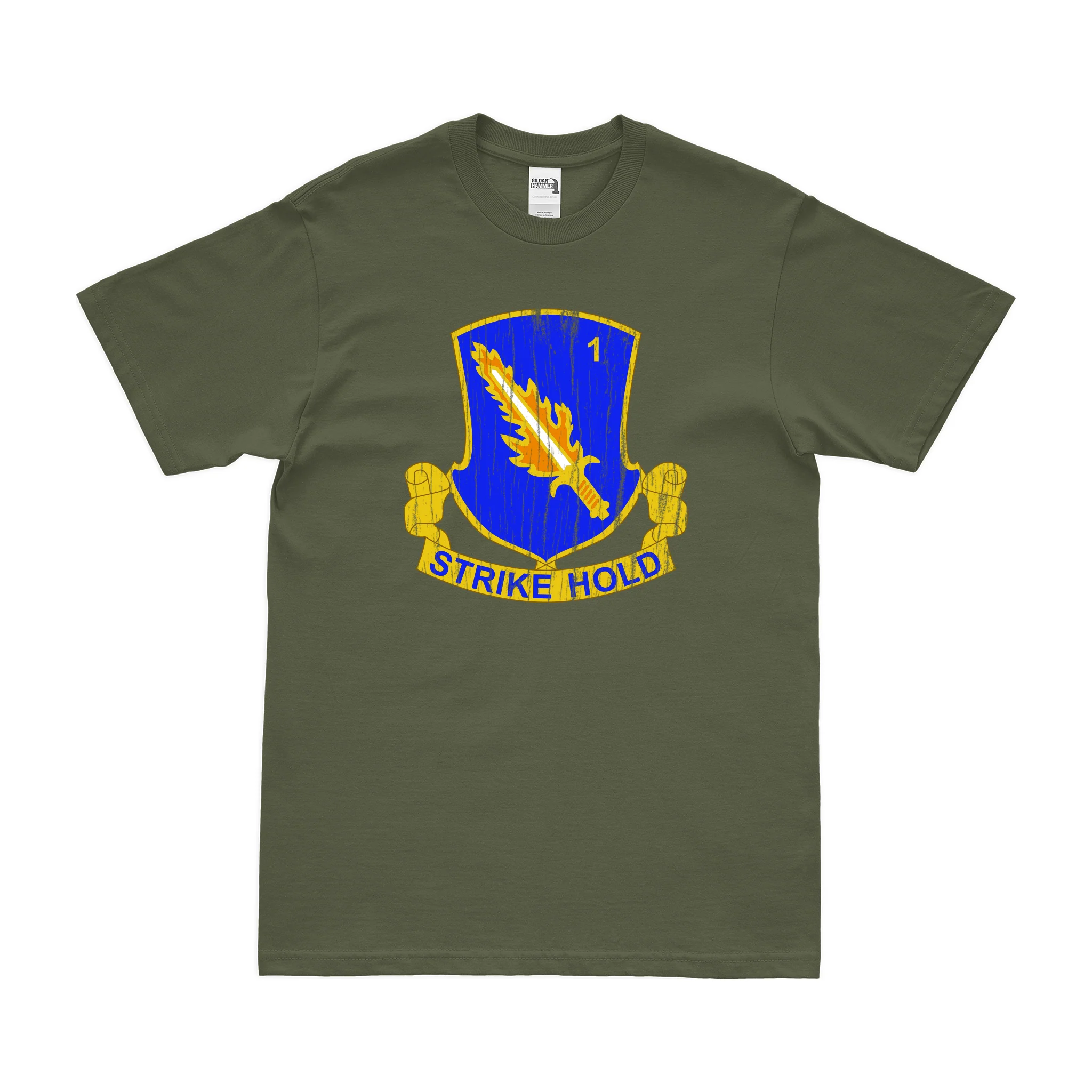 1-504 Infantry Regiment Logo T-Shirt - Image 4