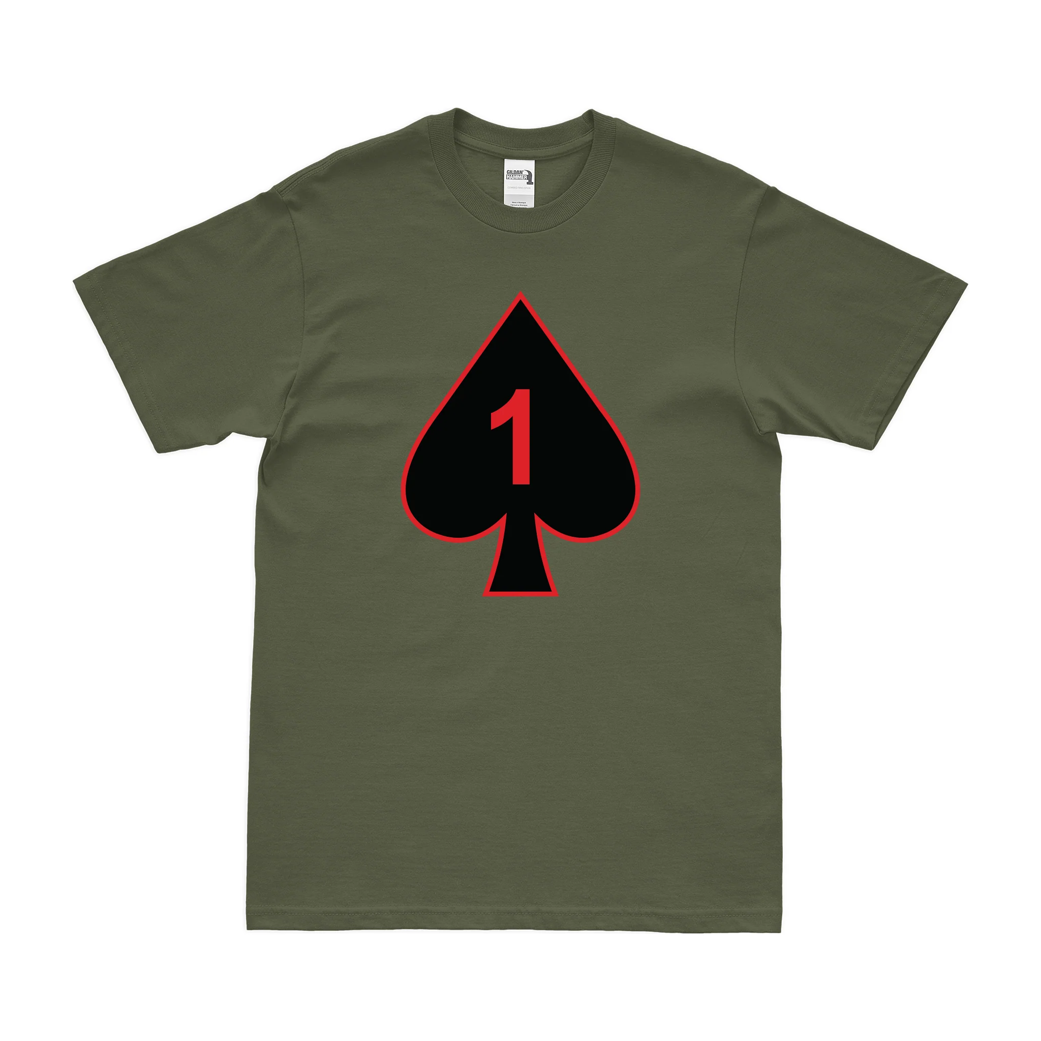 1-506th Infantry Regiment 'Red Currahee' Emblem T-Shirt - Image 2