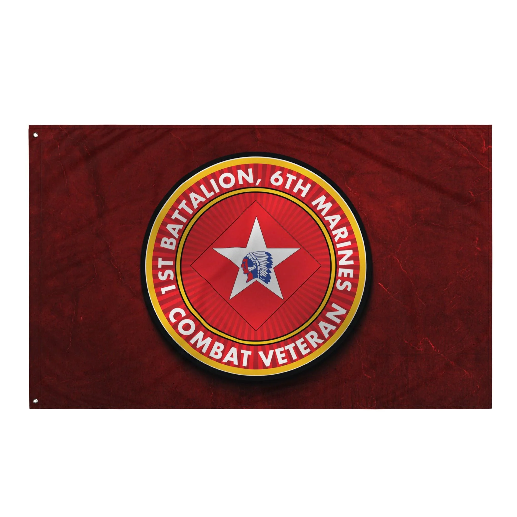 1/6 Marines Combat Veteran Red Flag - Image 4