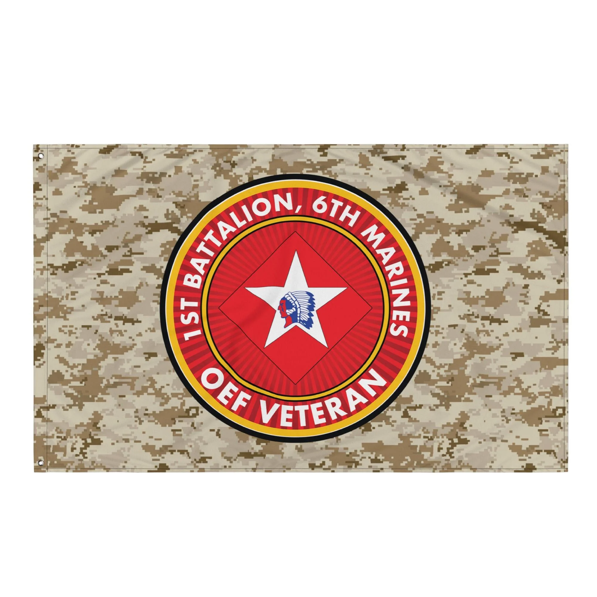 1/6 Marines Operation Enduring Freedom Veteran MARPAT Flag