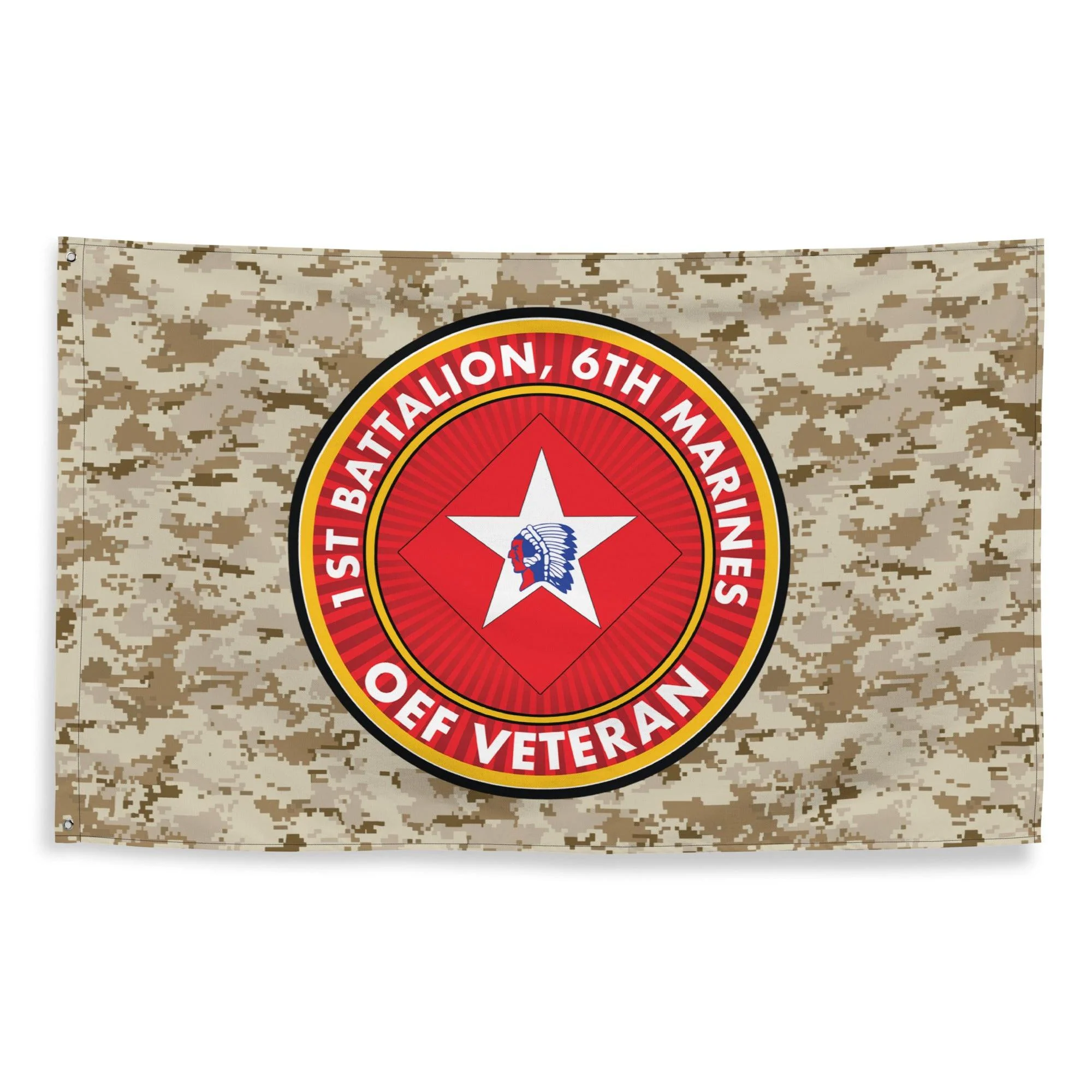 1/6 Marines Operation Enduring Freedom Veteran MARPAT Flag - Image 4