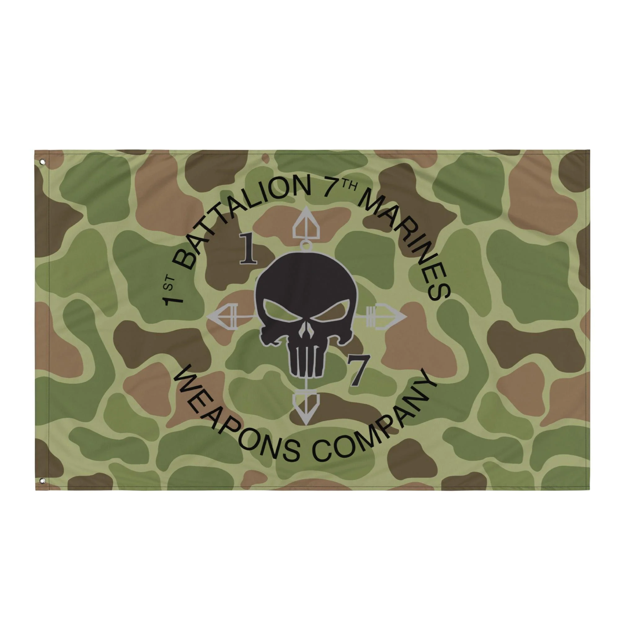 1/7 Marines Weapons Company Frogskin Camo Flag - Image 4