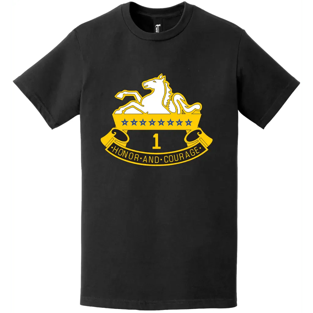 1-8 Cavalry Regiment Logo Symbol T-Shirt