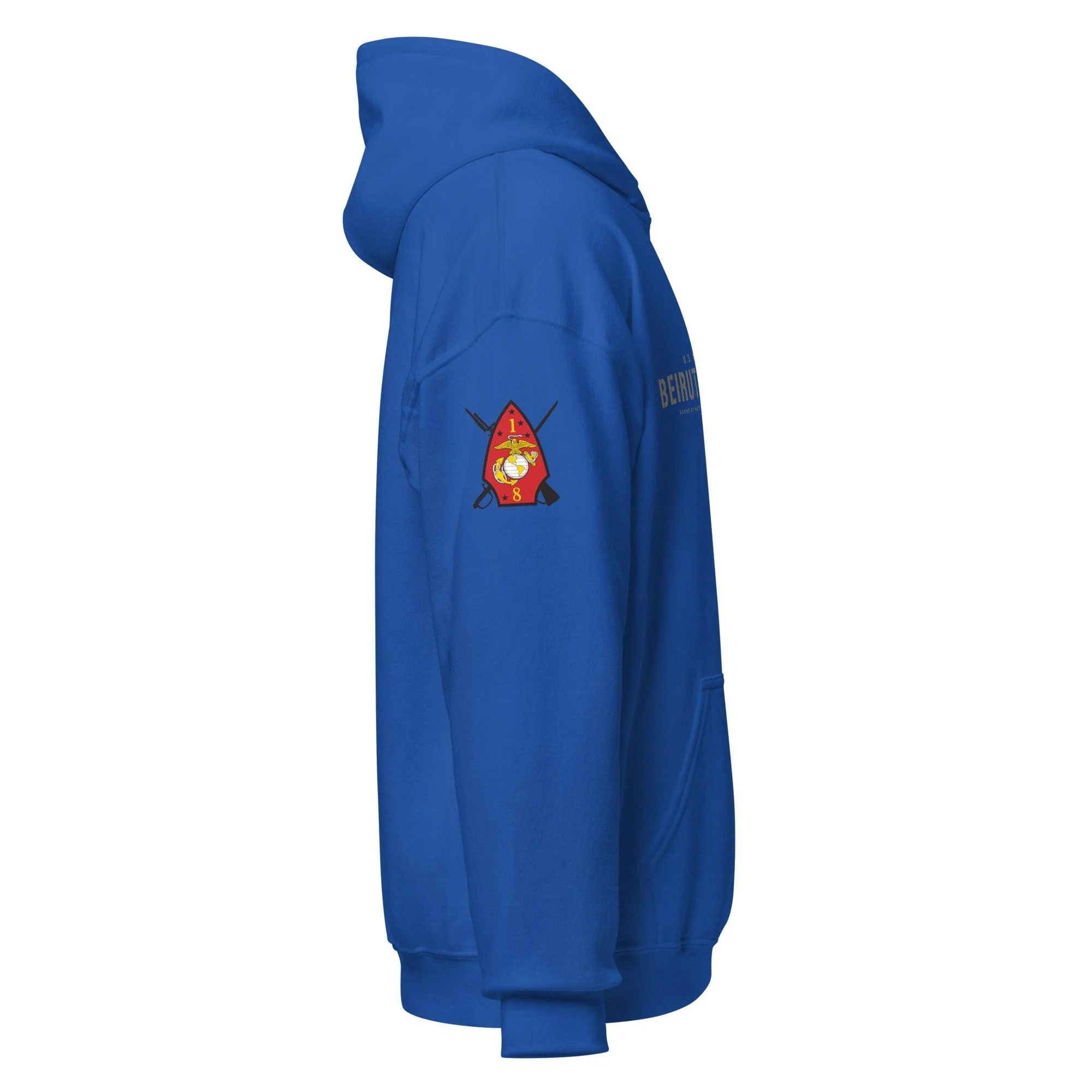 1/8 Marines "Beirut Battalion" Unit Motto Unisex Hoodie - Image 14
