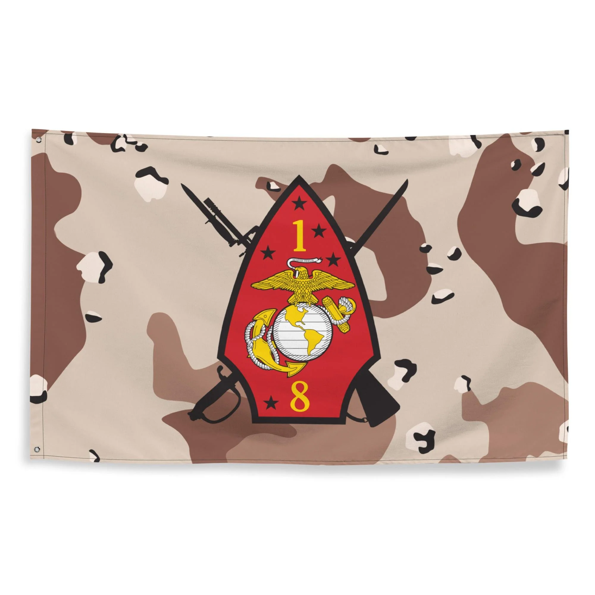 1/8 Marines Chocolate-Chip Camouflage Flag - Image 3