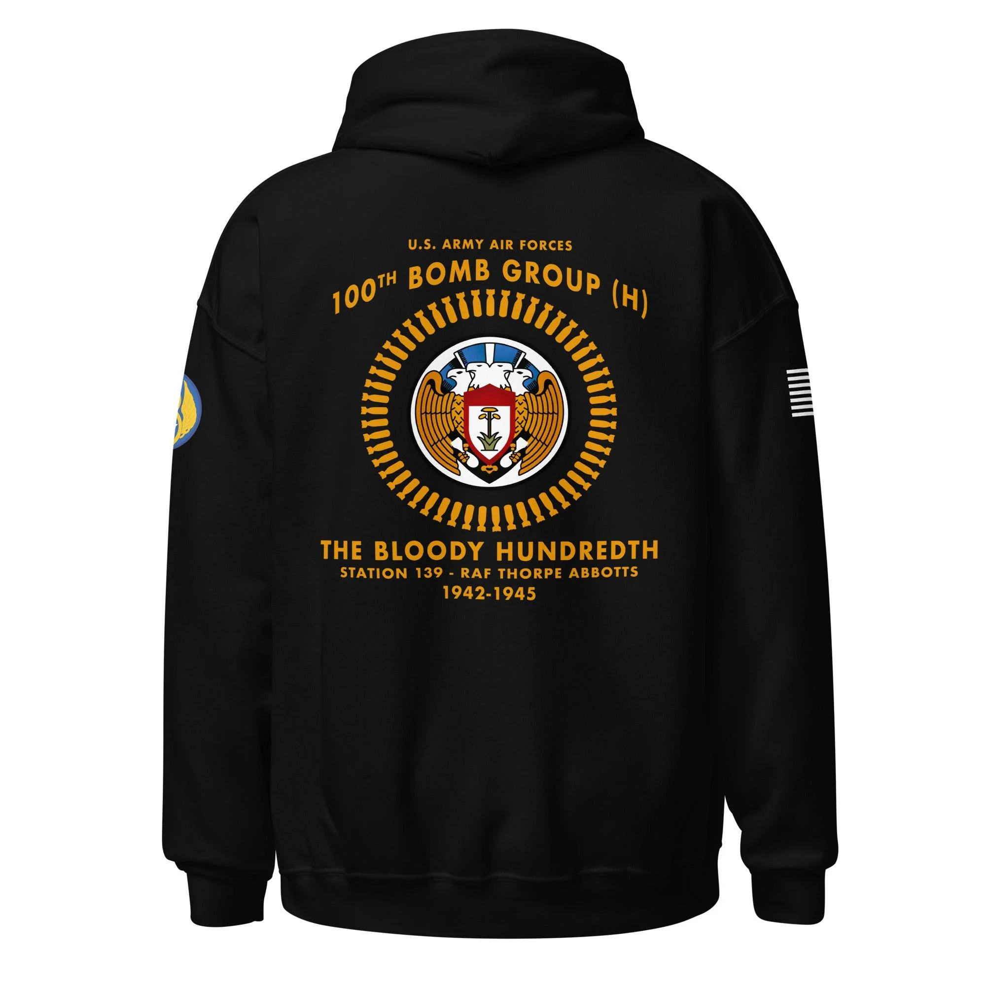 100th Bomb Group (Heavy) 'Bloody Hundredth' 8th Air Force Legacy Unisex Hoodie