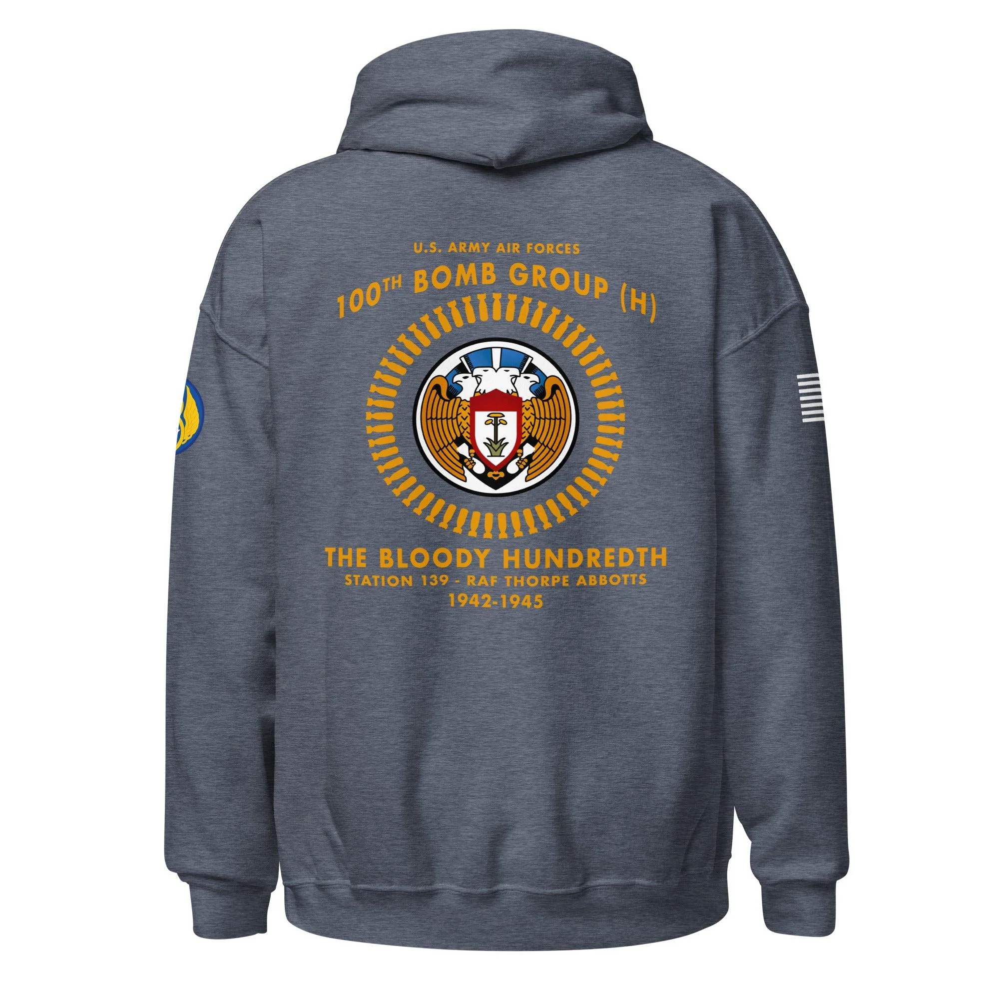 100th Bomb Group (Heavy) 'Bloody Hundredth' 8th Air Force Legacy Unisex Hoodie - Image 22