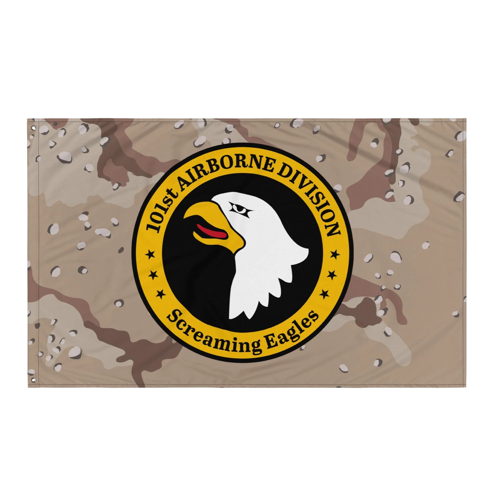 101st Airborne Desert Storm Camo Emblem Flag - Image 4