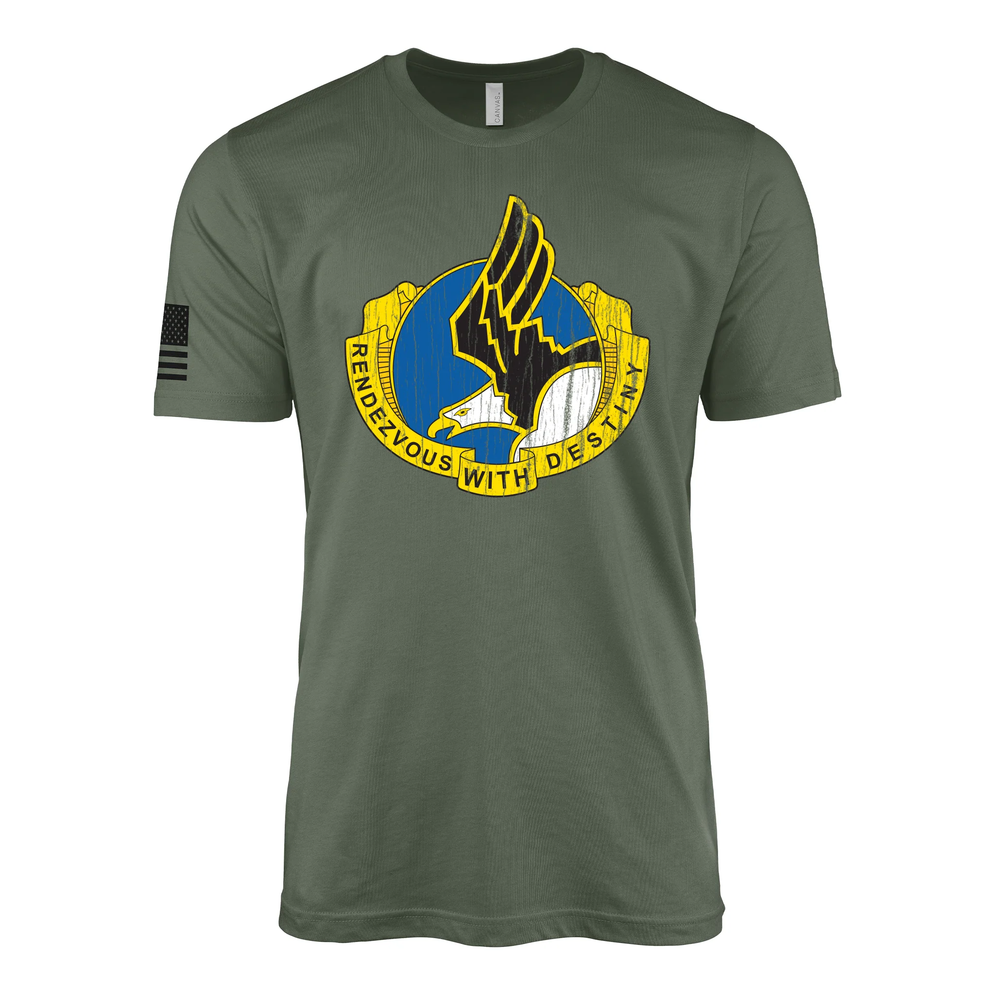 101st Airborne Division DUI Emblem T-Shirt - Image 6