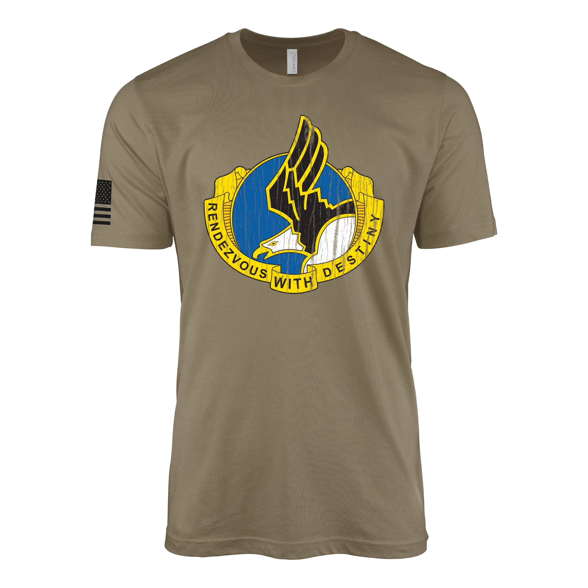 101st Airborne Division DUI Emblem T-Shirt - Image 7