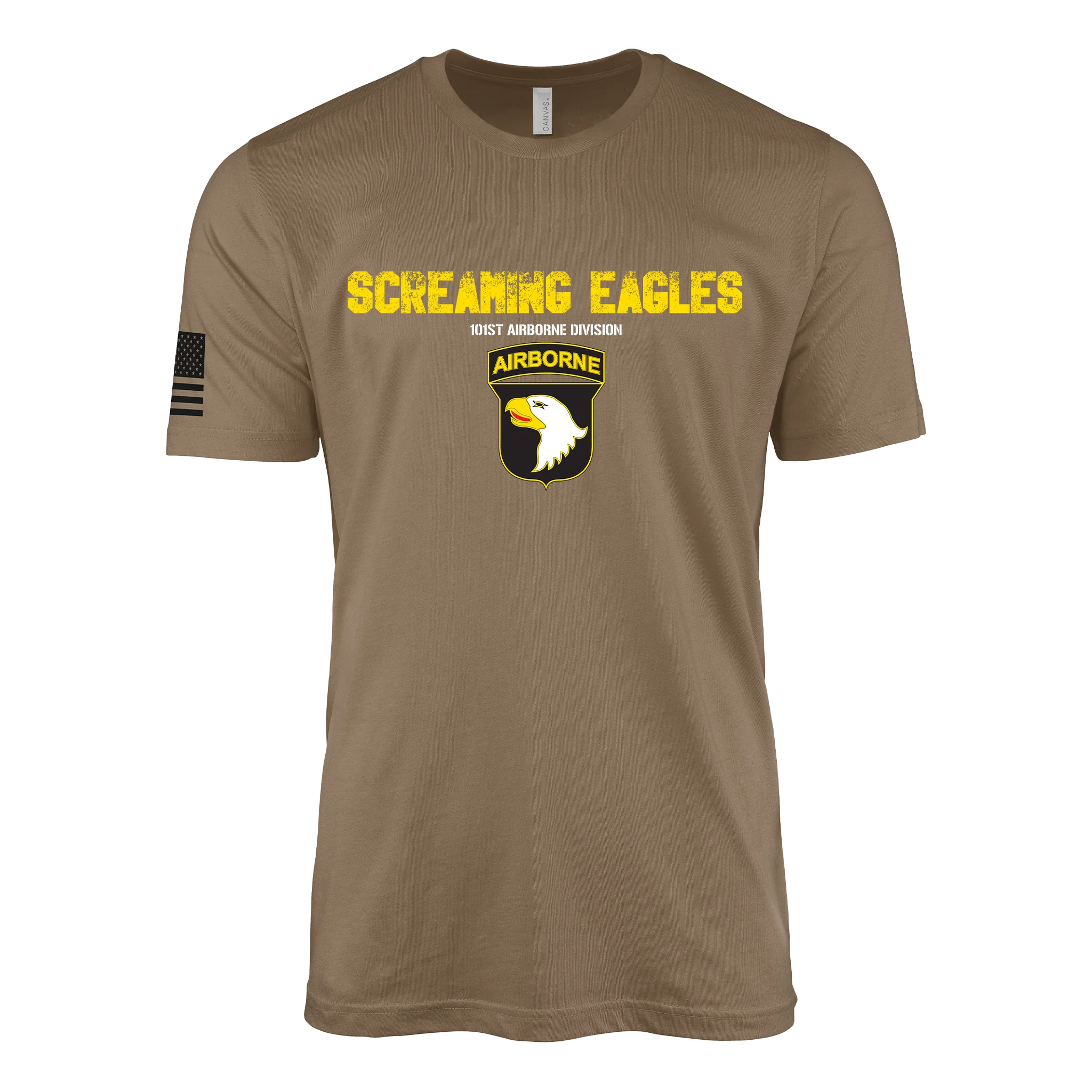 101st Airborne Division Heavy Metal Text T-Shirt - Image 4