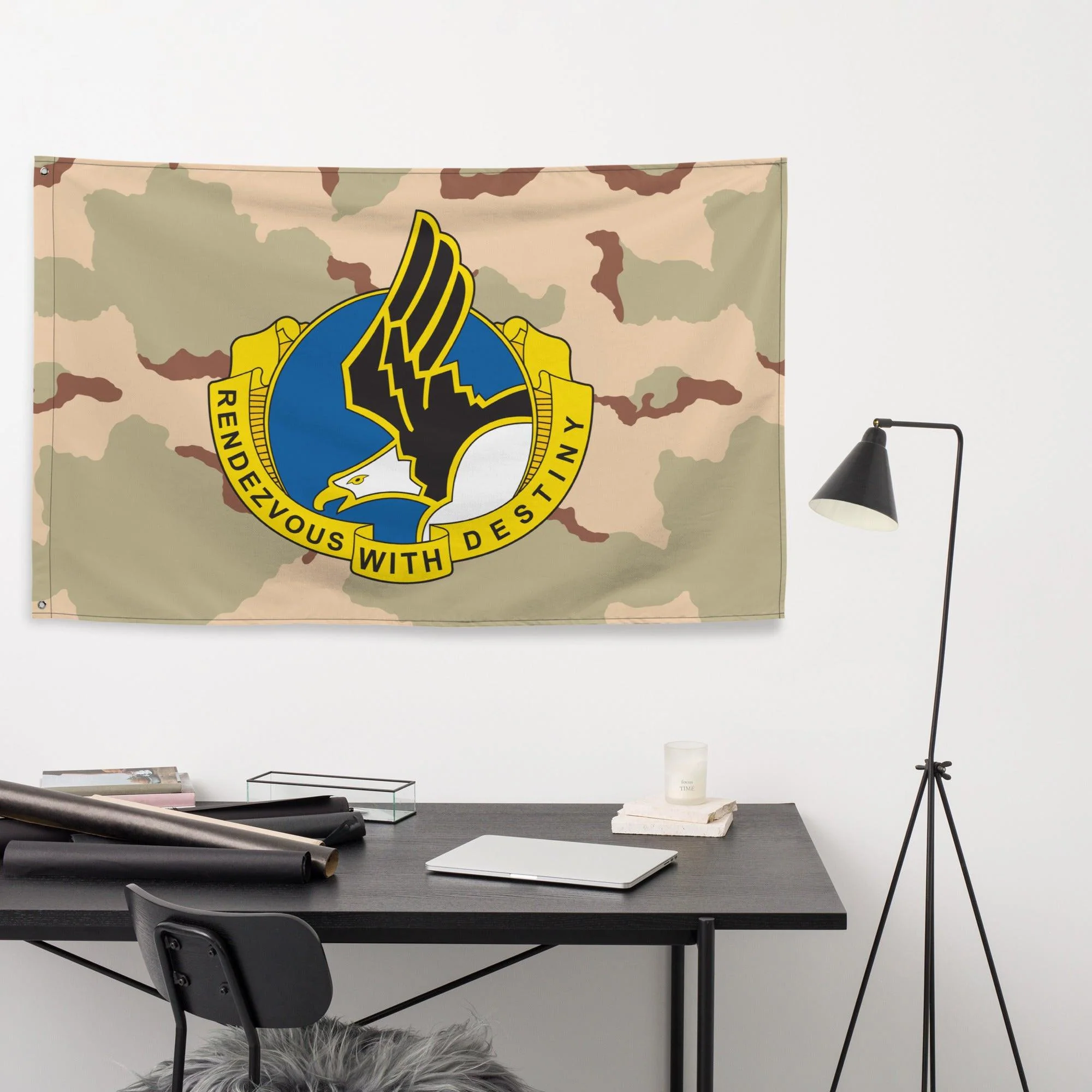 101st Airborne Division Insignia DCU Camo Flag - Image 2