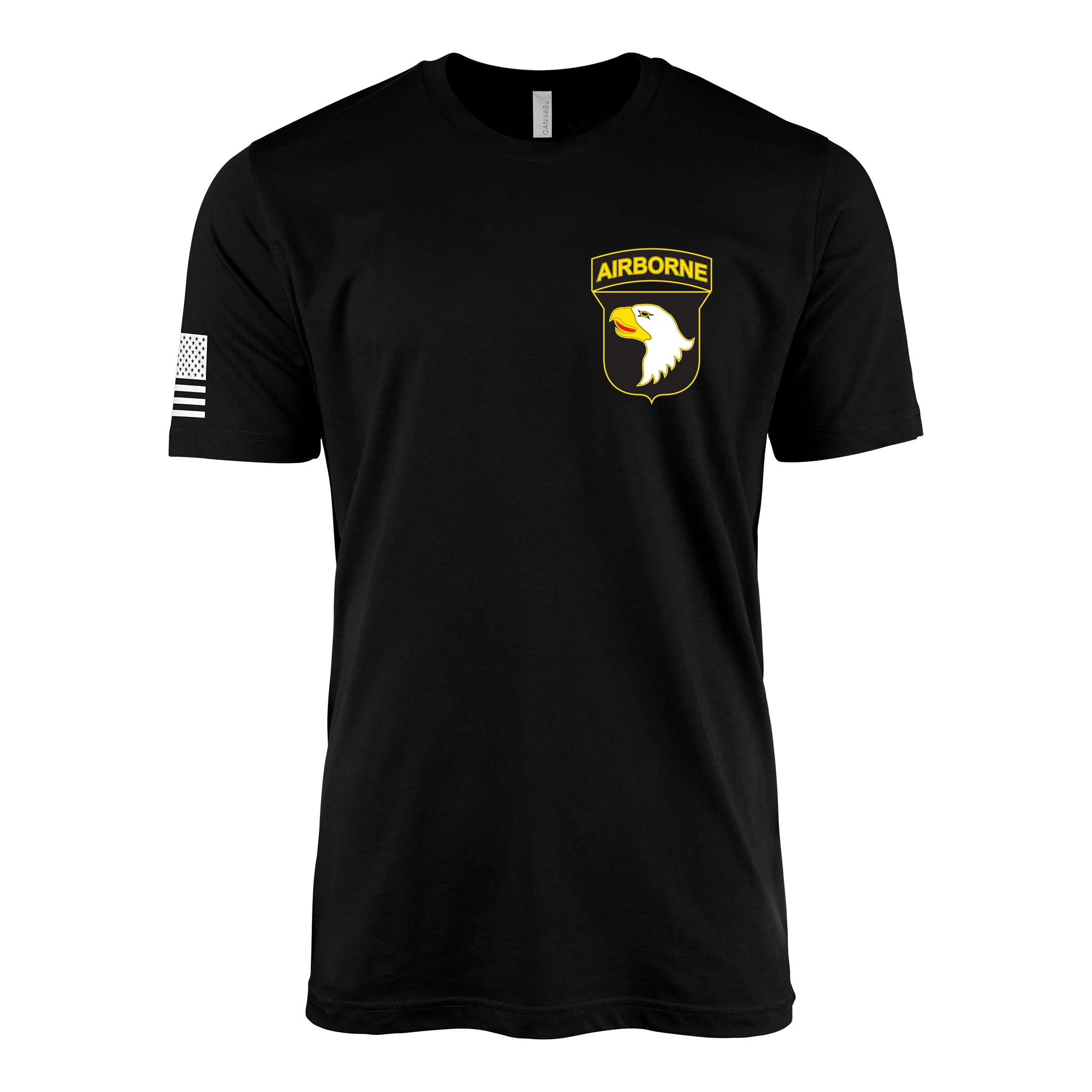 101st Airborne Division Left Chest CSIB Emblem T-Shirt - Image 4