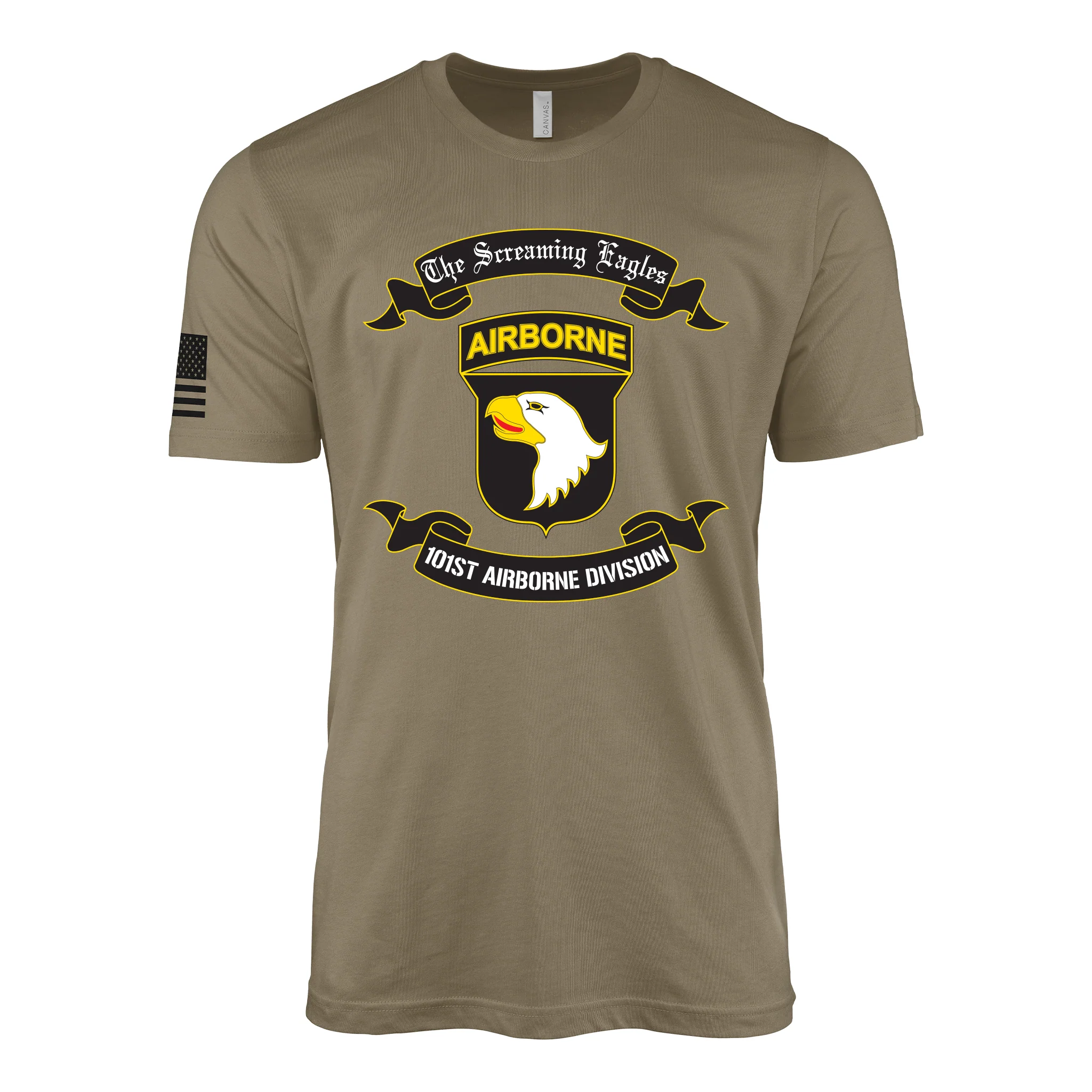 101st Airborne Division Legacy Moto Scroll T-Shirt - Image 2