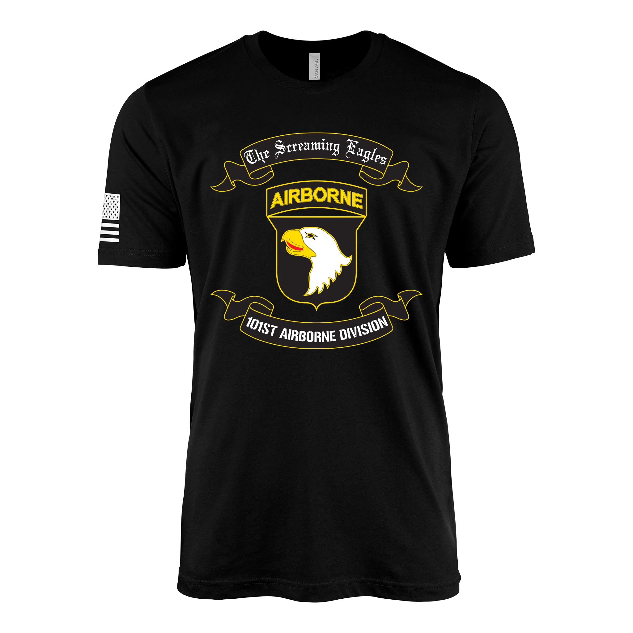 101st Airborne Division Legacy Moto Scroll T-Shirt - Image 3