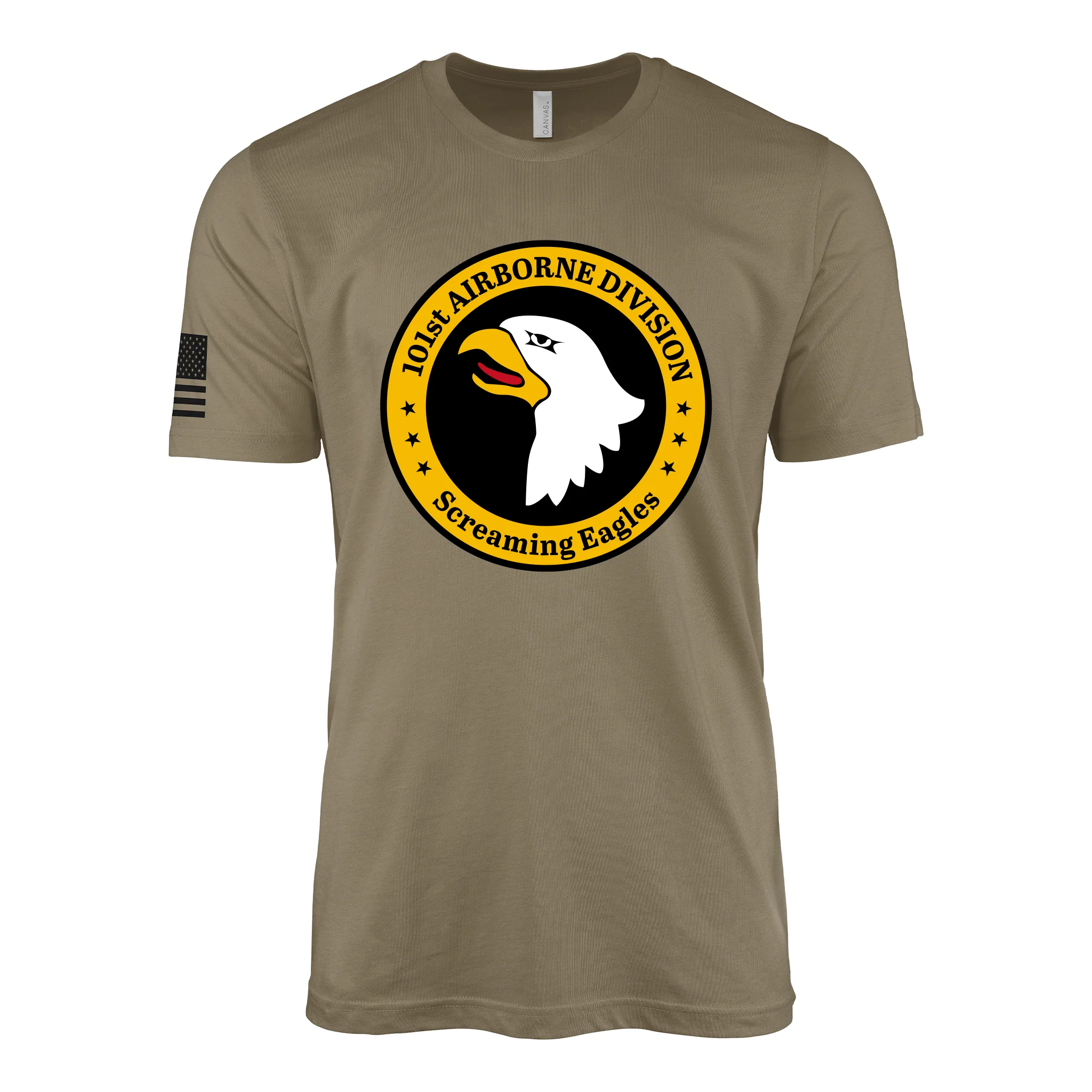 101st Airborne Screaming Eagles Emblem T-Shirt - Image 3