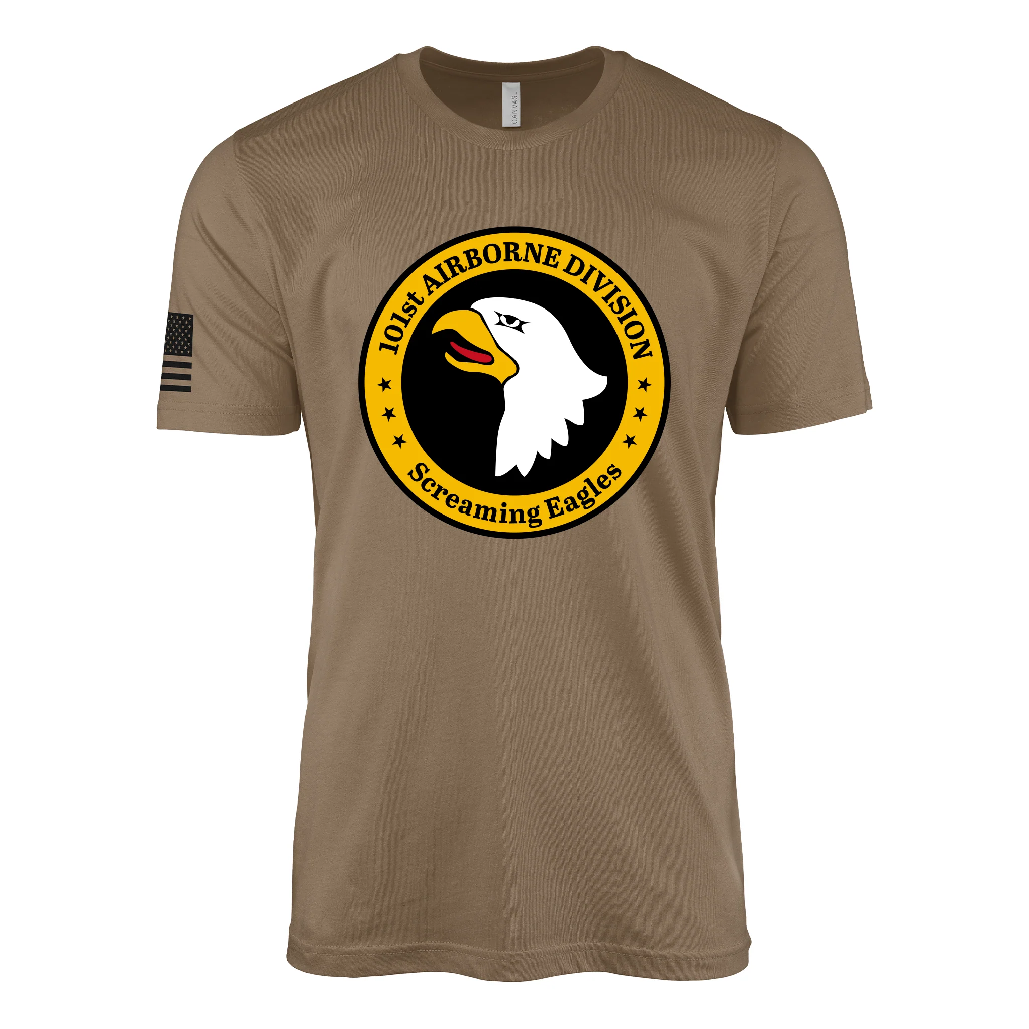 101st Airborne Screaming Eagles Emblem T-Shirt - Image 4