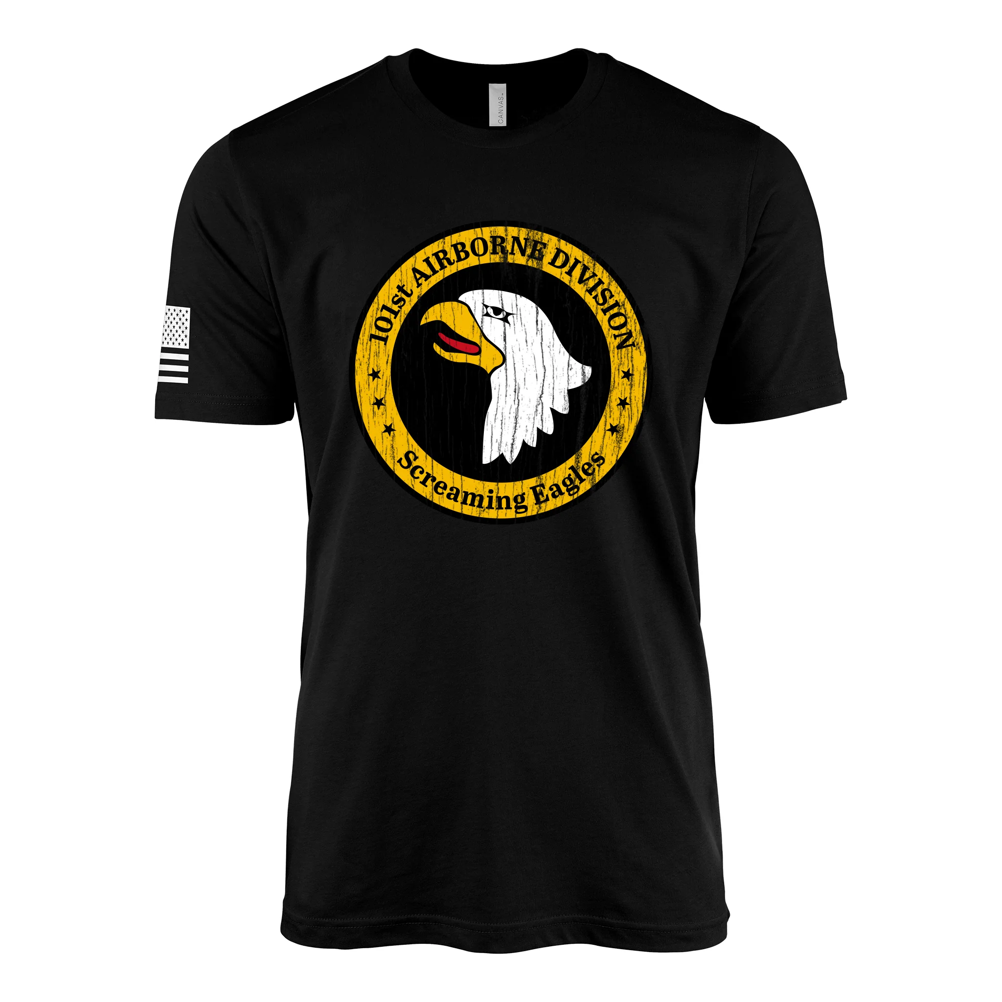 101st Airborne Screaming Eagles Emblem T-Shirt - Image 6