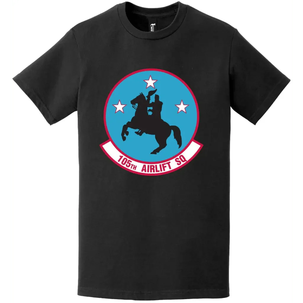 105th Airlift Squadron Logo Emblem T-Shirt