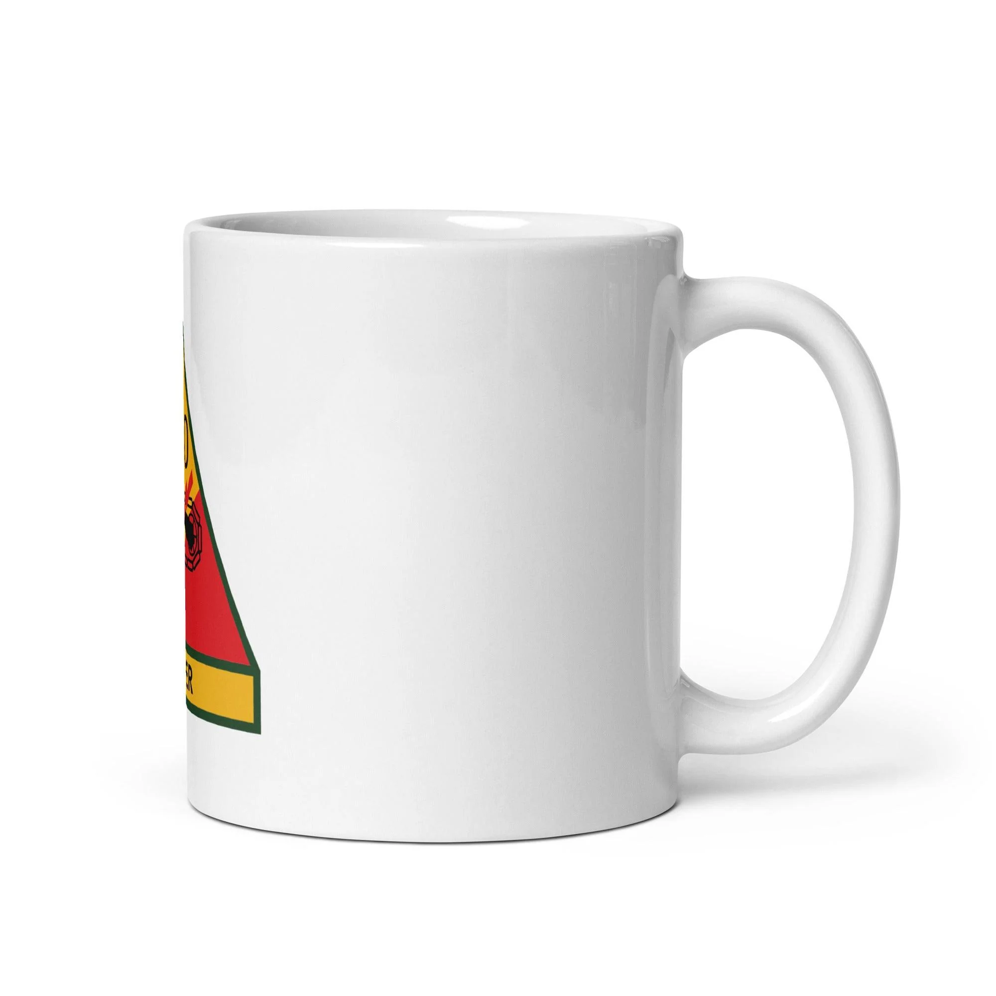 10th Armored Division White Coffee Mug - Image 3