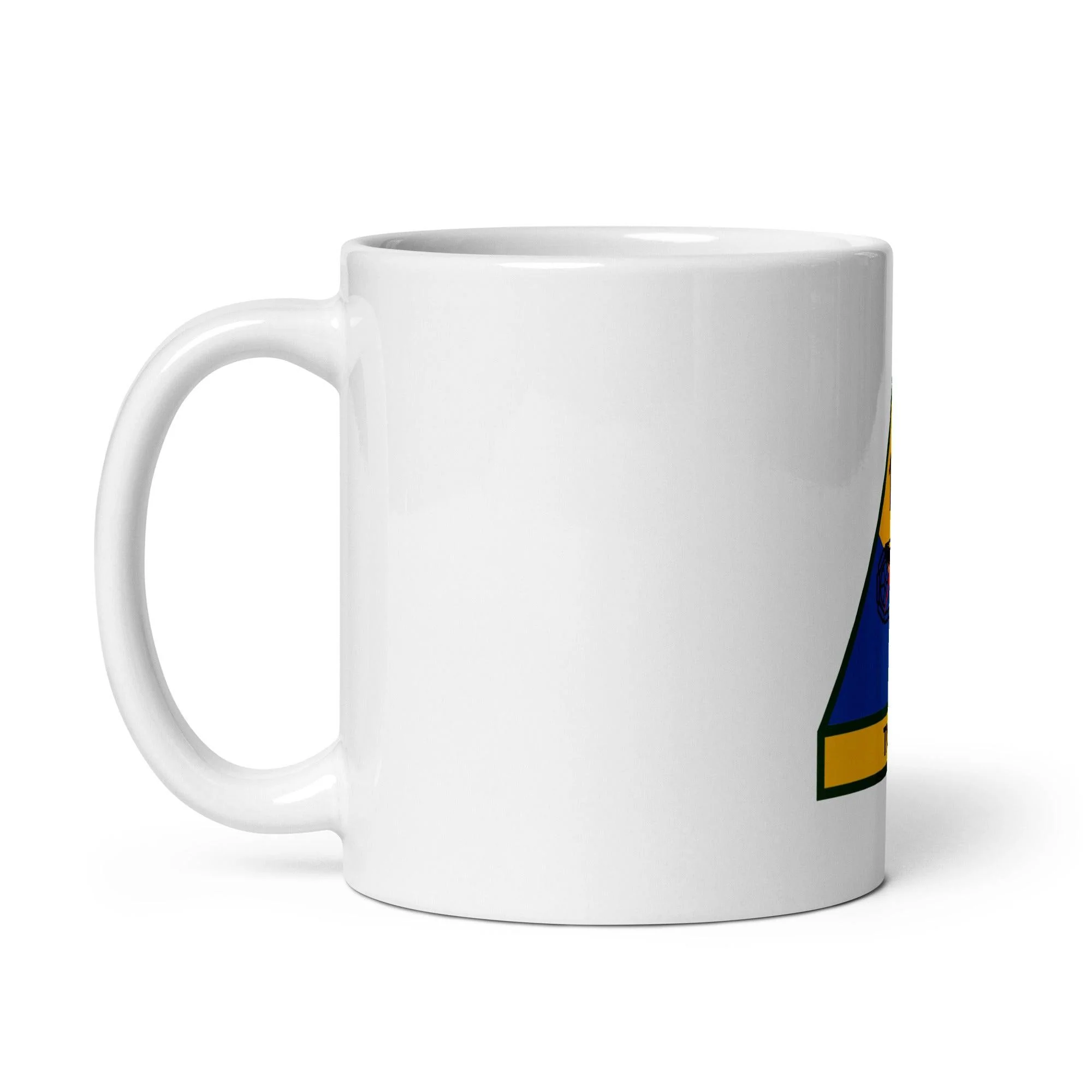 10th Armored Division White Coffee Mug - Image 4