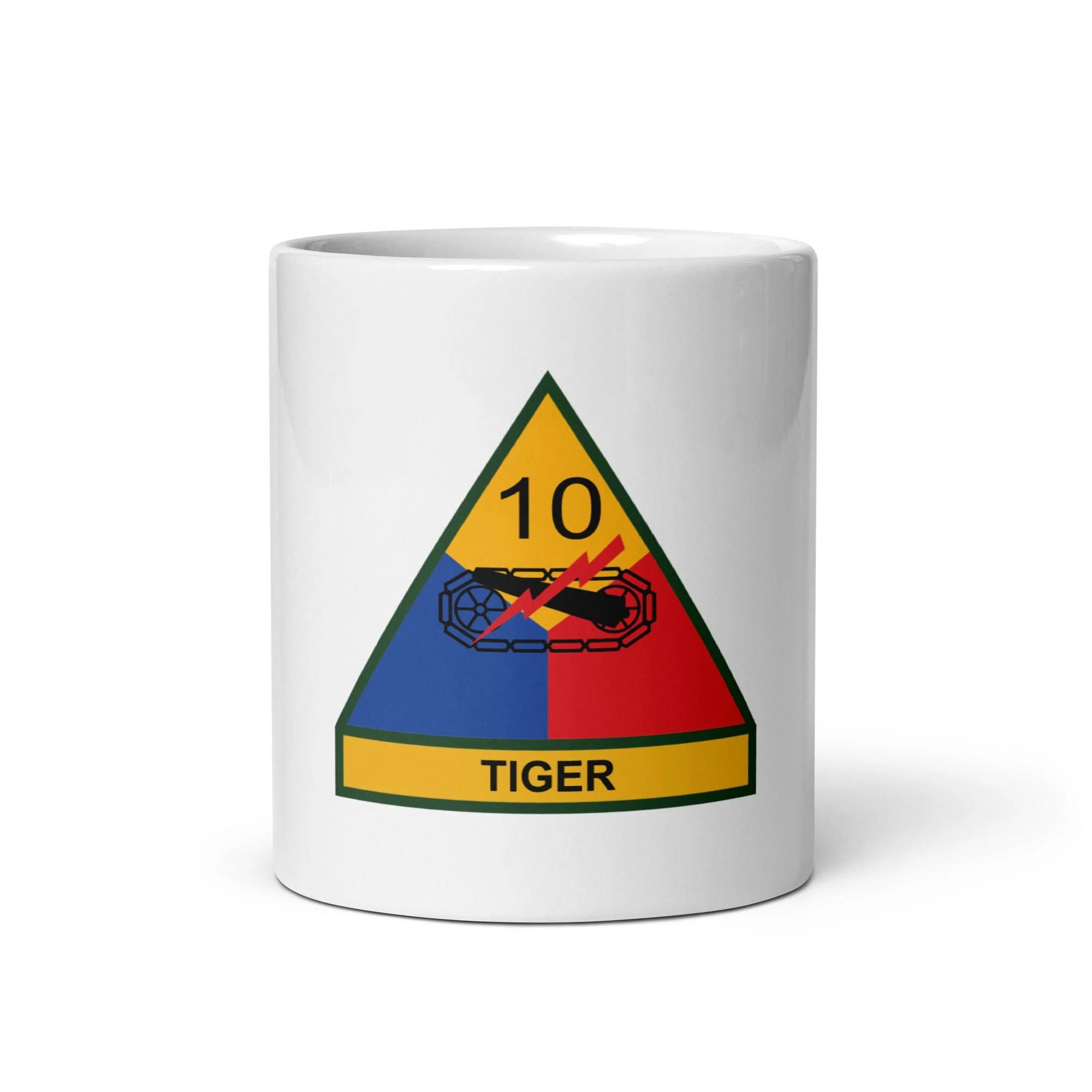 10th Armored Division White Coffee Mug - Image 5