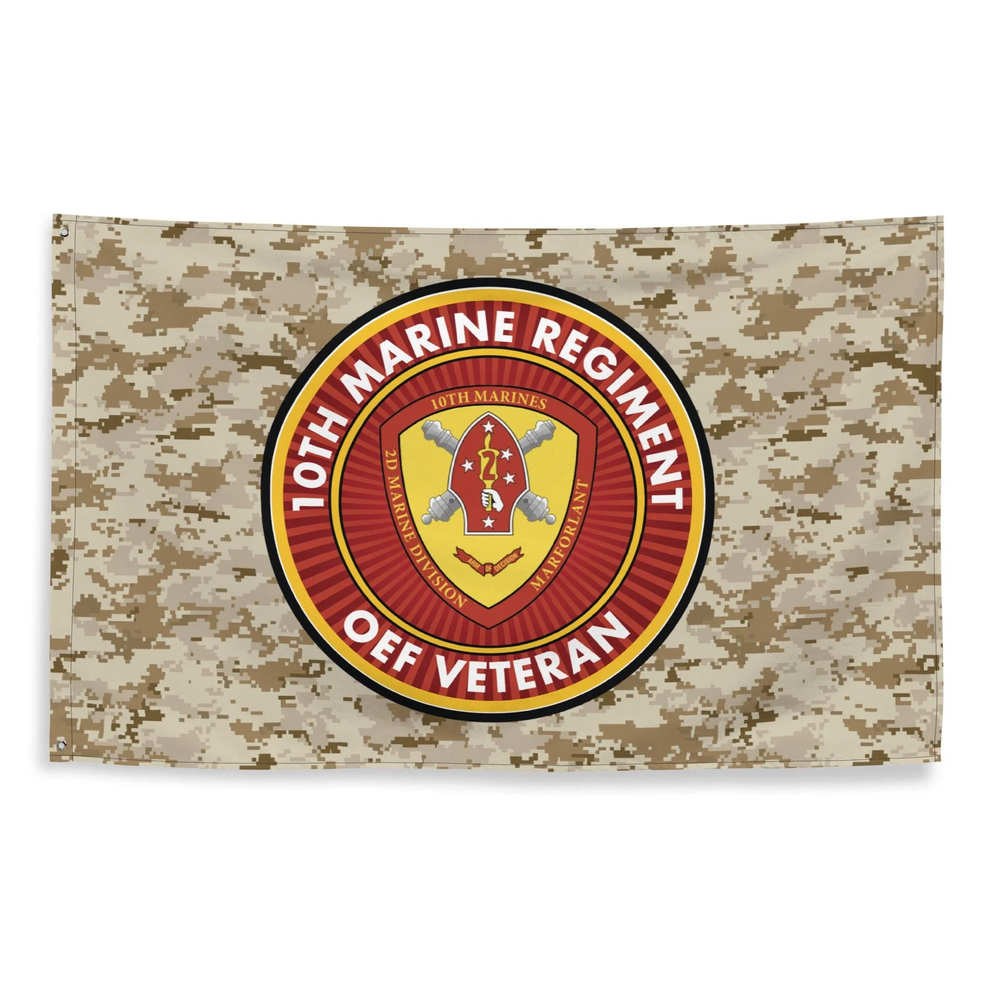 10th Marine Regiment Enduring Freedom OEF Veteran MARPAT Flag - Image 4