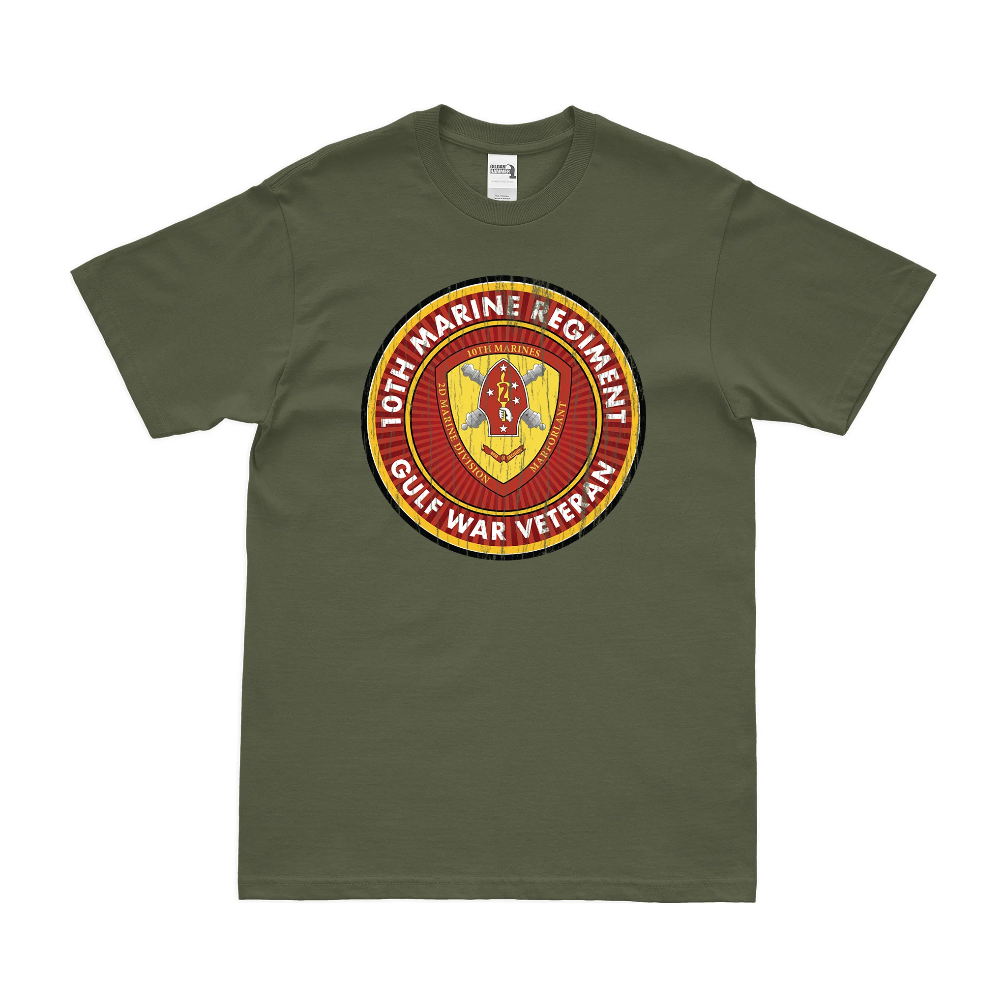 10th Marine Regiment Gulf War Veteran T-Shirt - Image 4