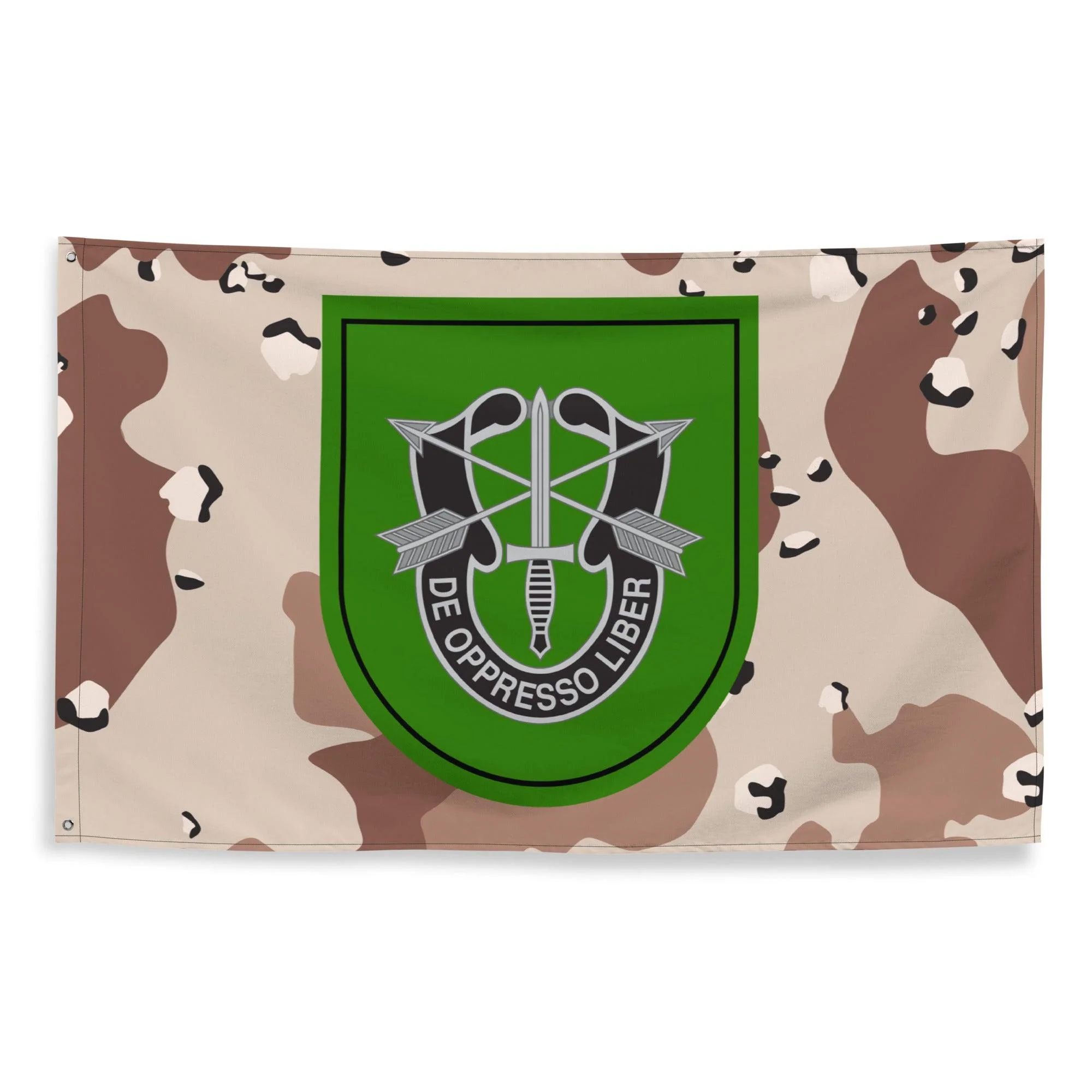 U.S. Army 10th SFG (A) Chocolate Chip Camo Flag - Image 3