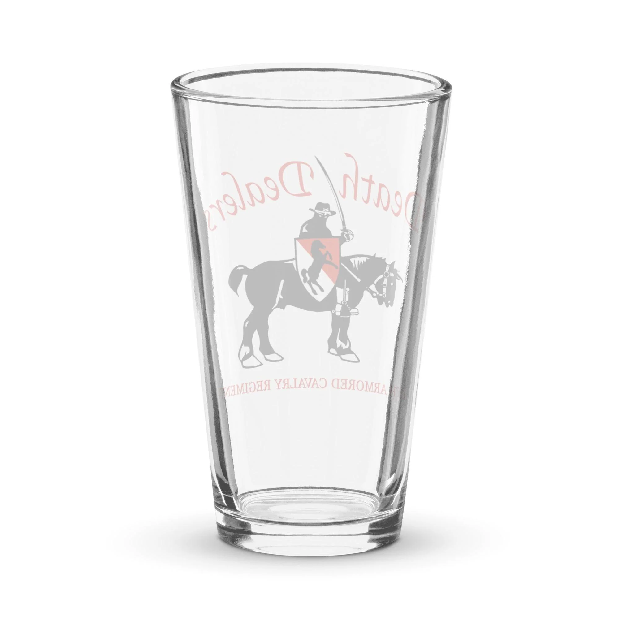 11th Armored Cavalry Regiment "Death Dealers" Beer Glass - Image 2