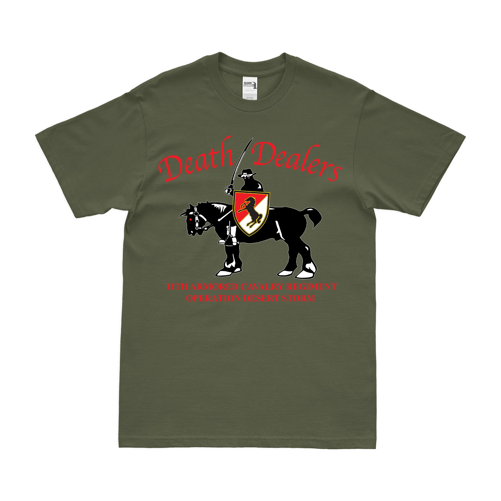 11th ACR 'Death Dealers' Desert Storm T-Shirt - Image 2