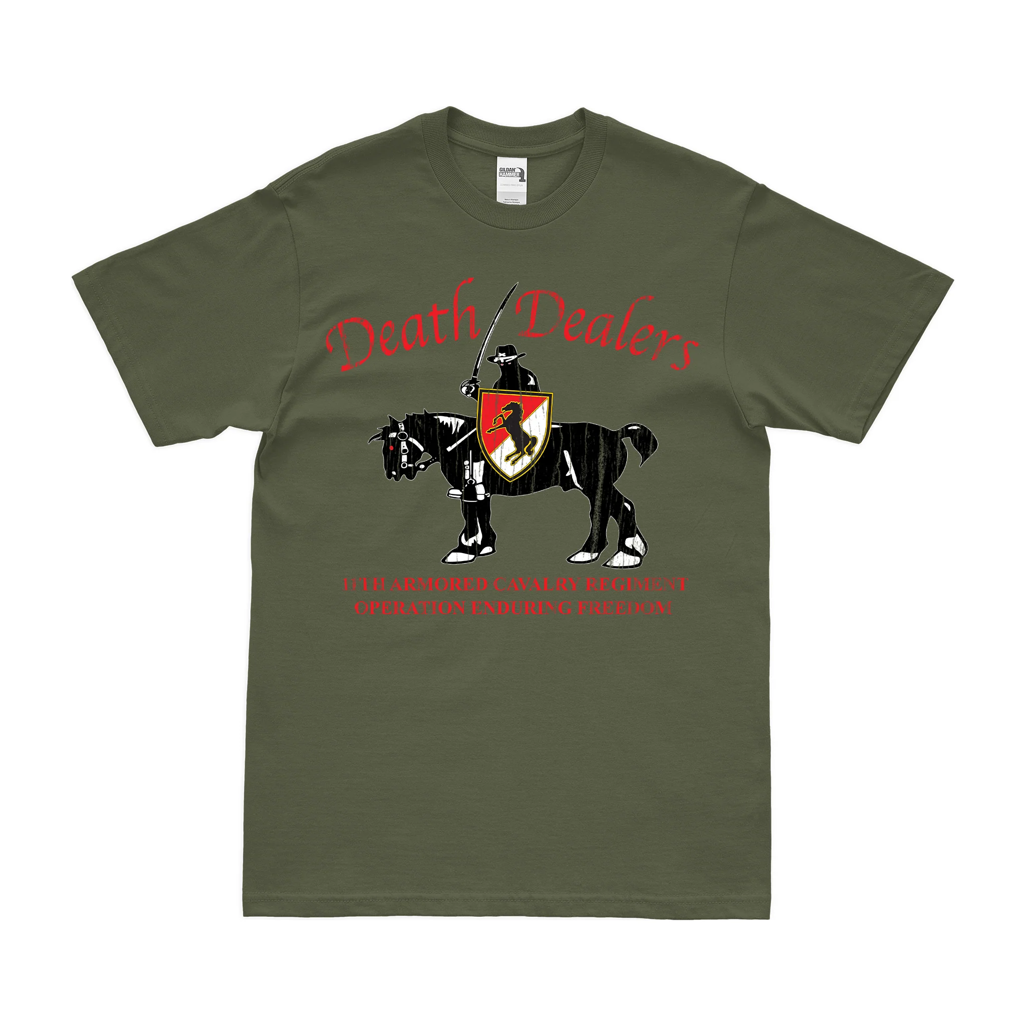 11th ACR 'Death Dealers' Operation Enduring Freedom T-Shirt - Image 4